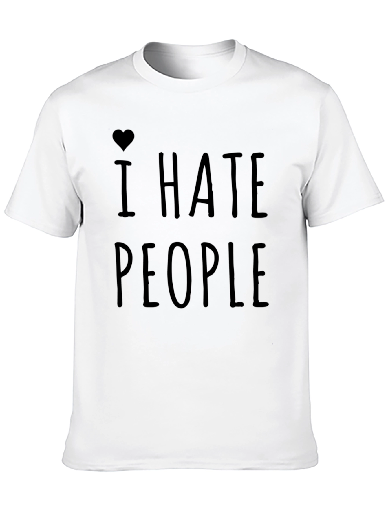 I Hate People Graphic Tee - Introvert Humor