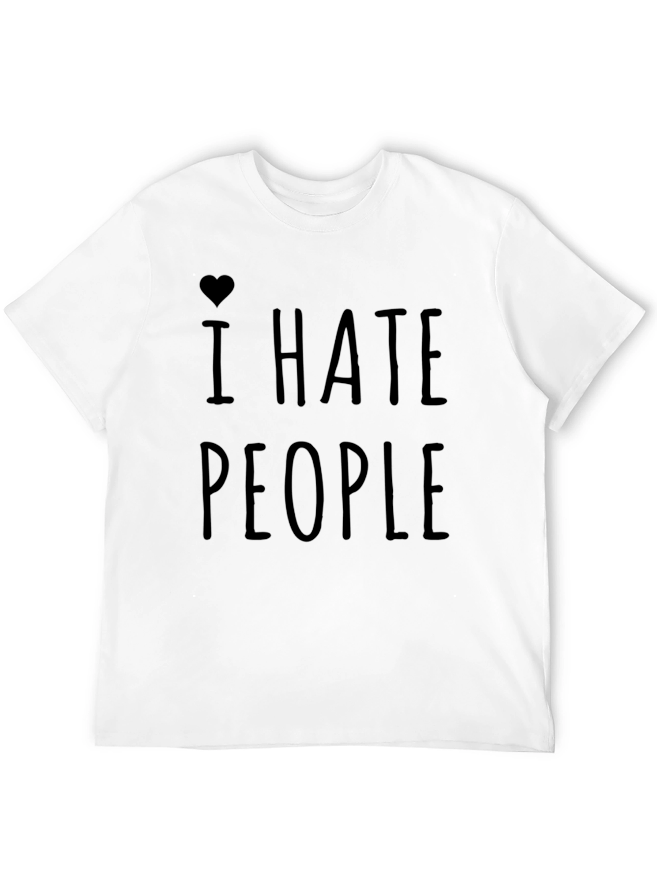 I Hate People Graphic Tee - Introvert Humor