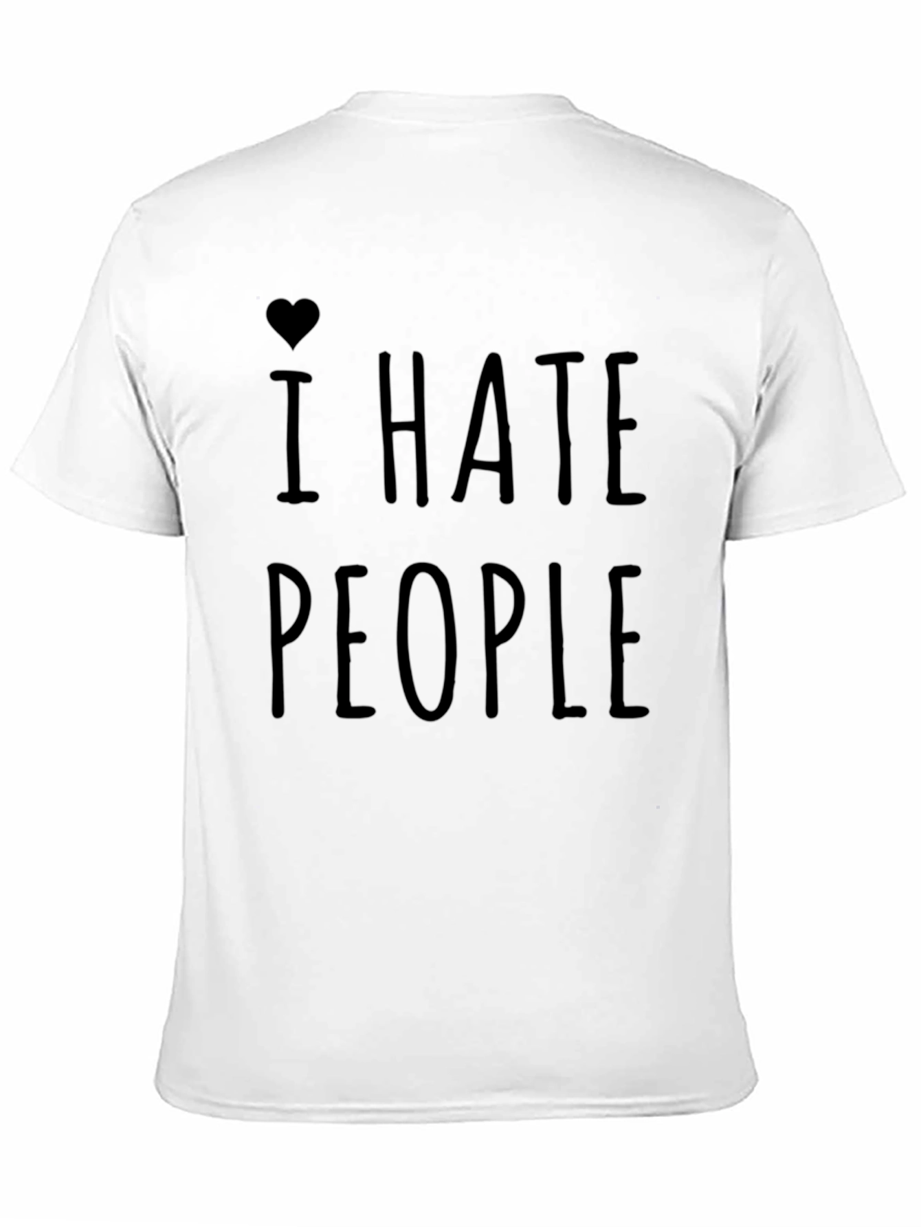 I Hate People Graphic Tee - Introvert Humor