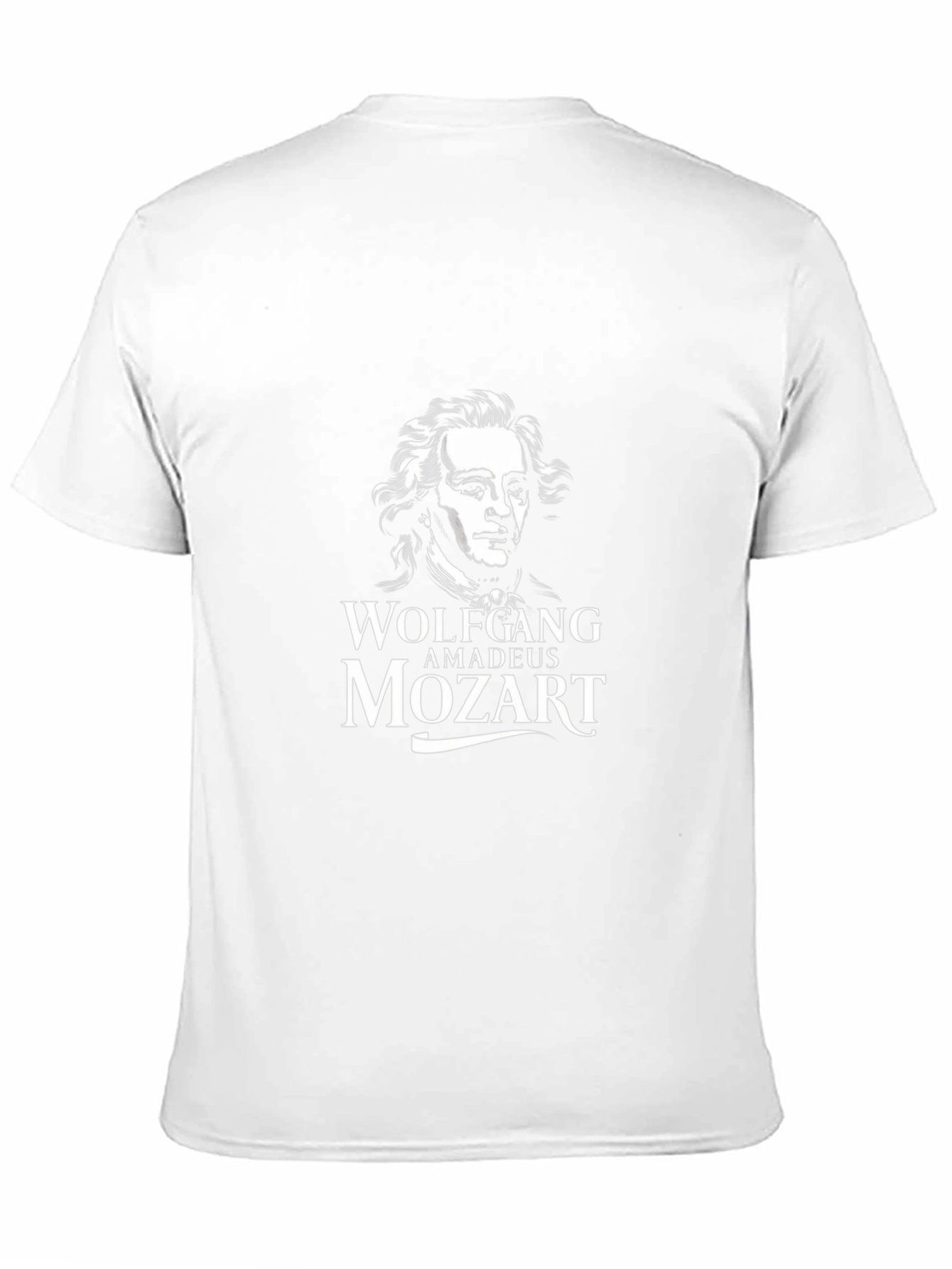 Wolfgang Amadeus Mozart Black T-Shirt