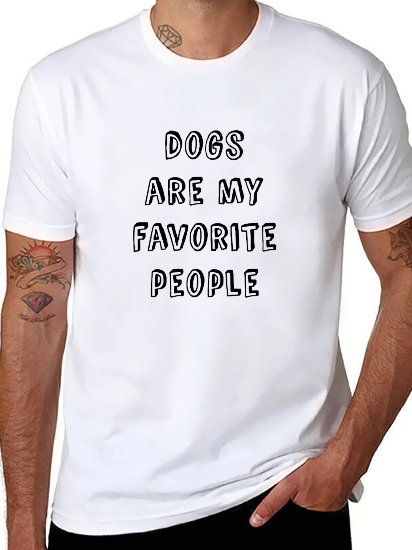 Dogs are my favorite people tee