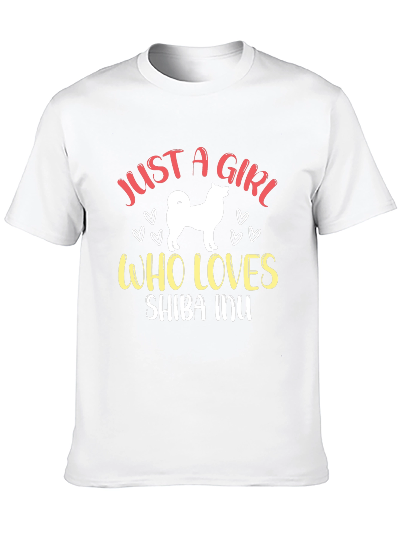 Just A Girl Who Loves Shiba Inu T-Shirt