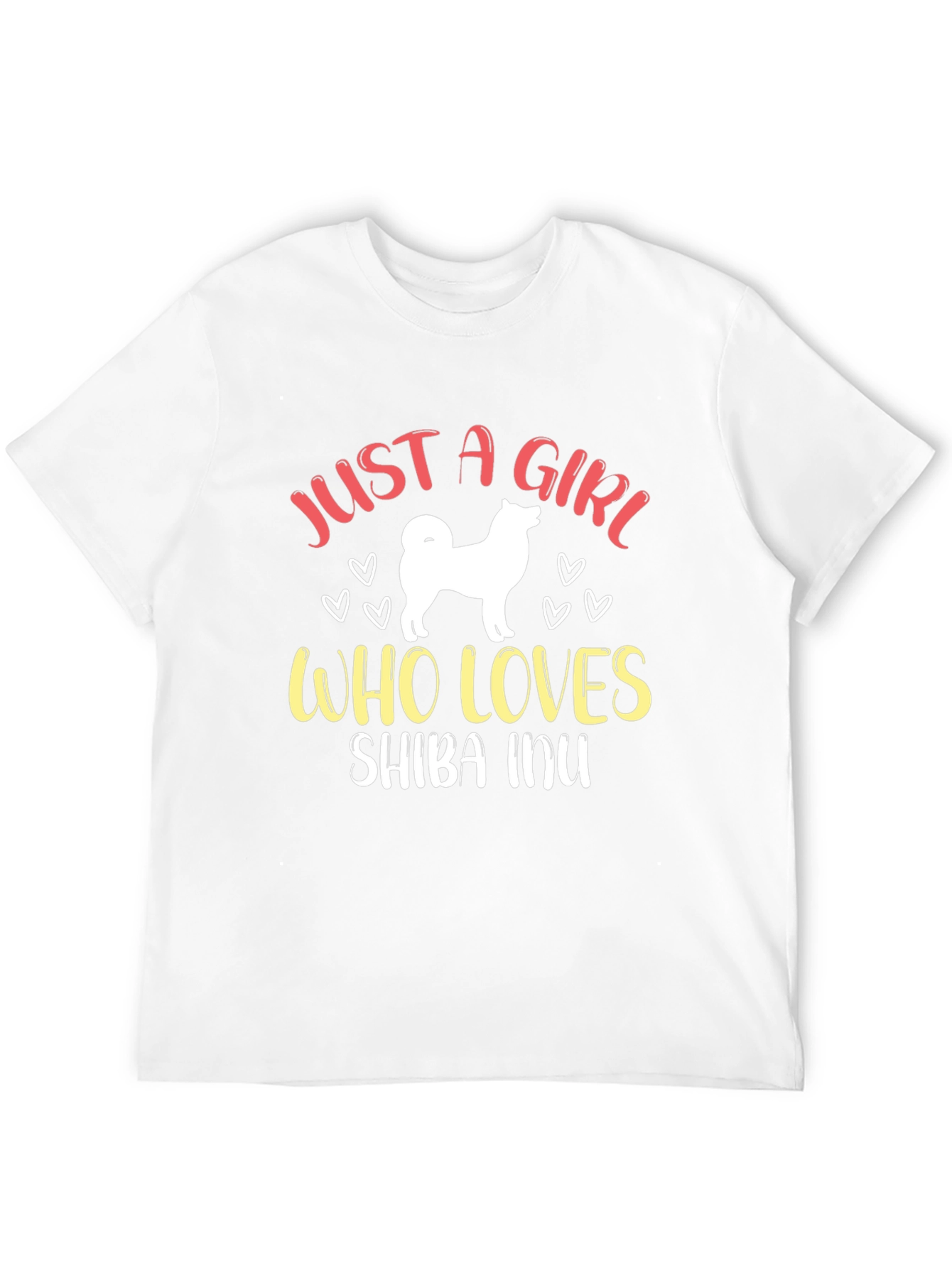 Just A Girl Who Loves Shiba Inu T-Shirt
