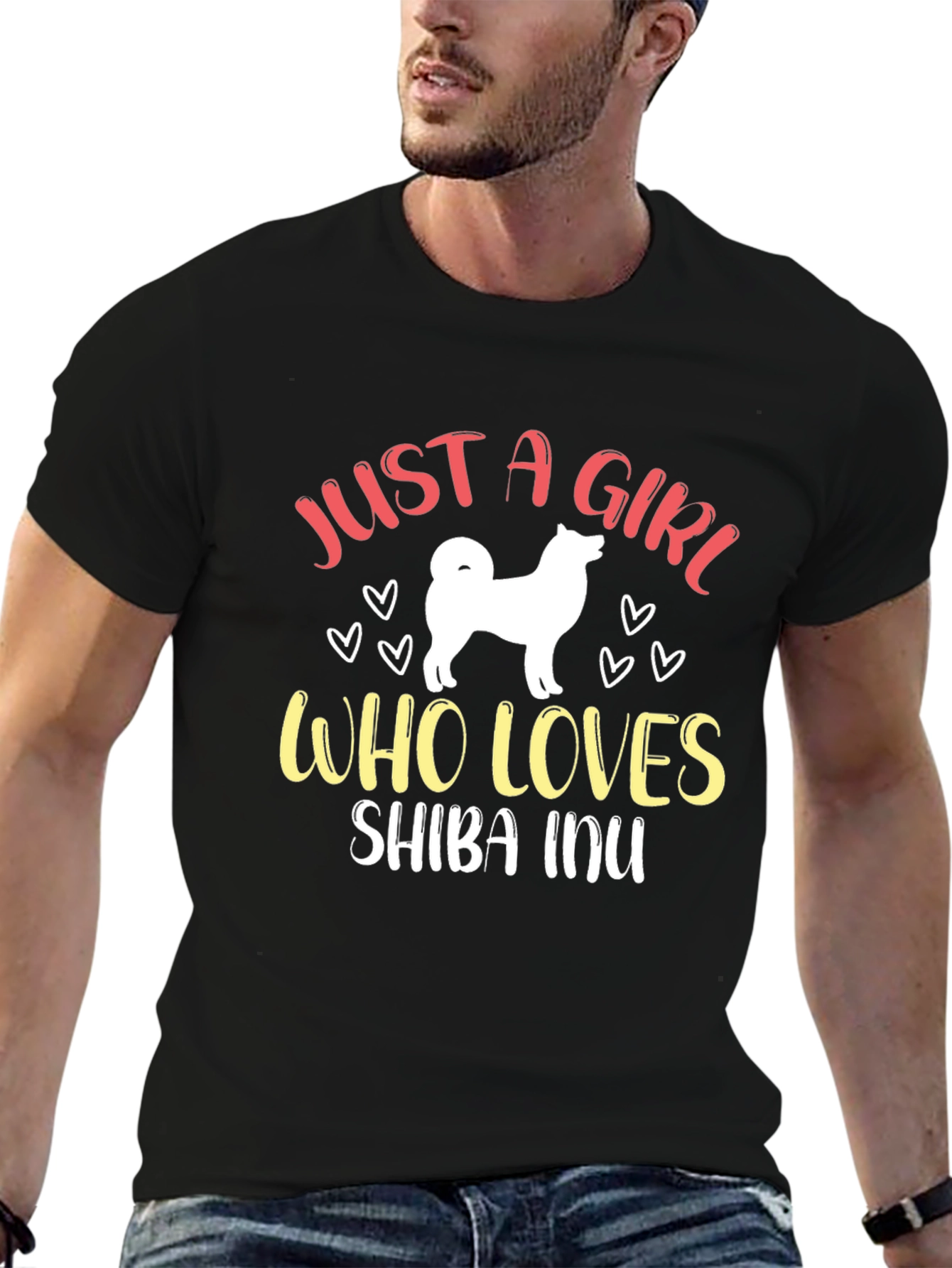 Just A Girl Who Loves Shiba Inu T-Shirt