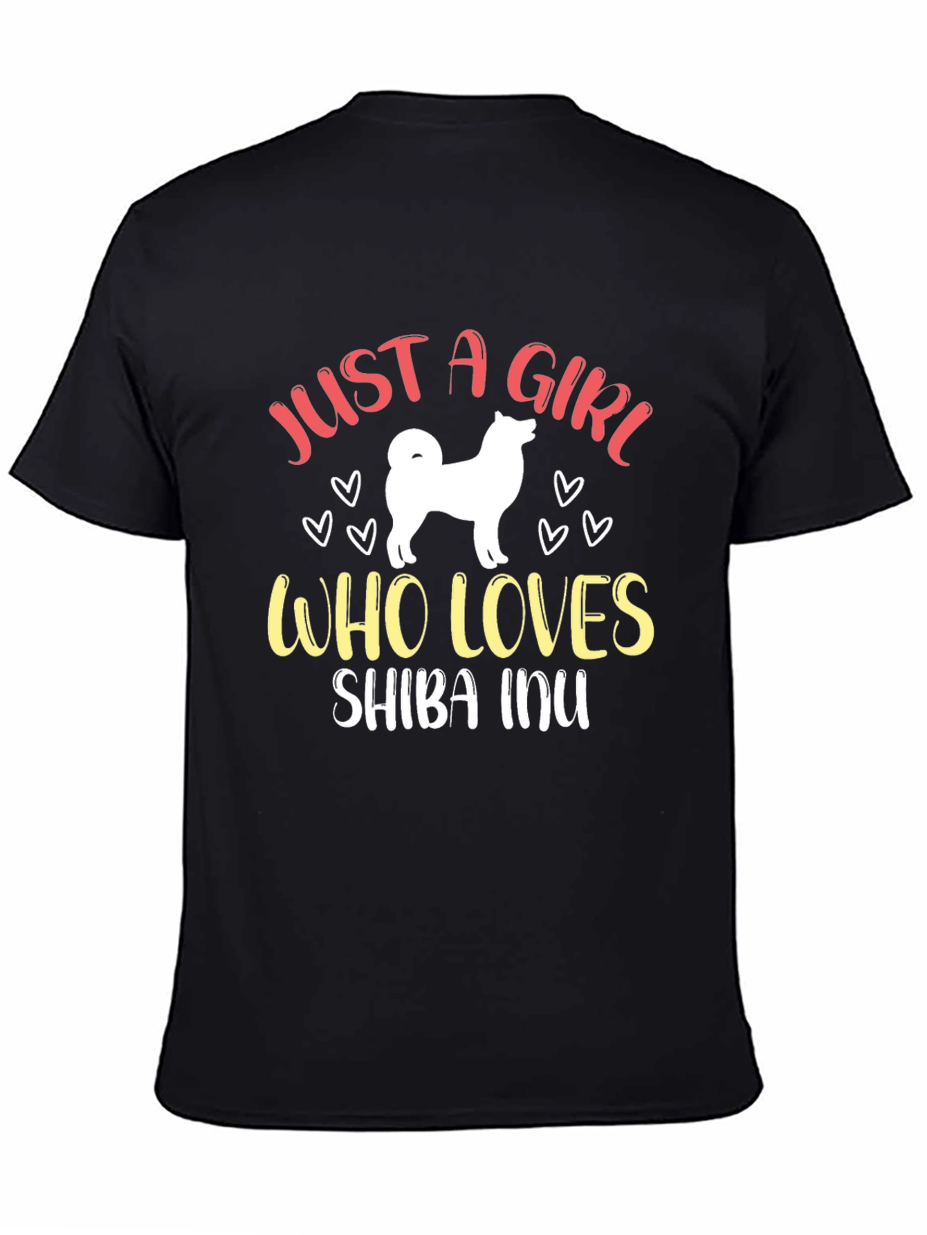 Just A Girl Who Loves Shiba Inu T-Shirt