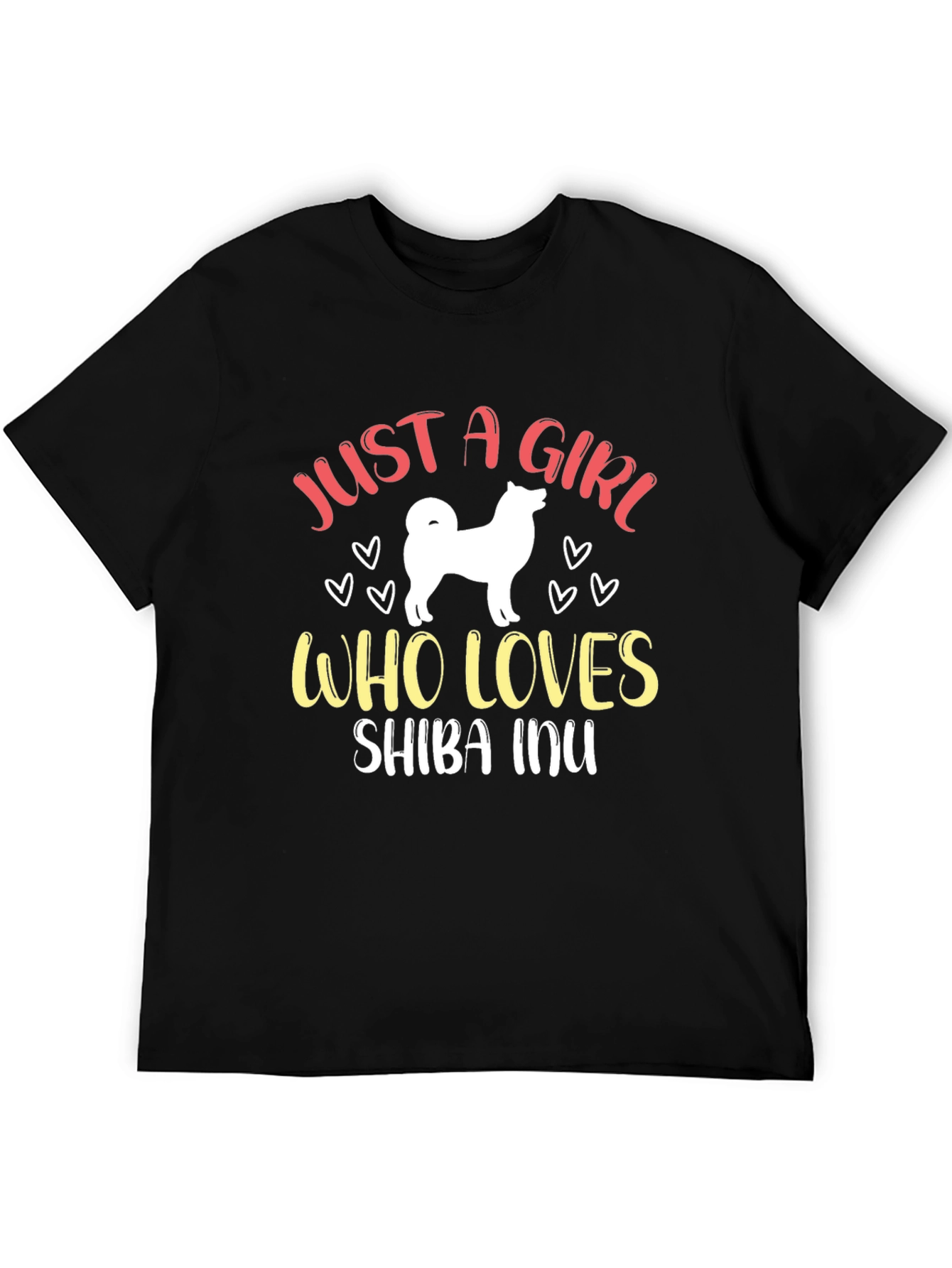 Just A Girl Who Loves Shiba Inu T-Shirt
