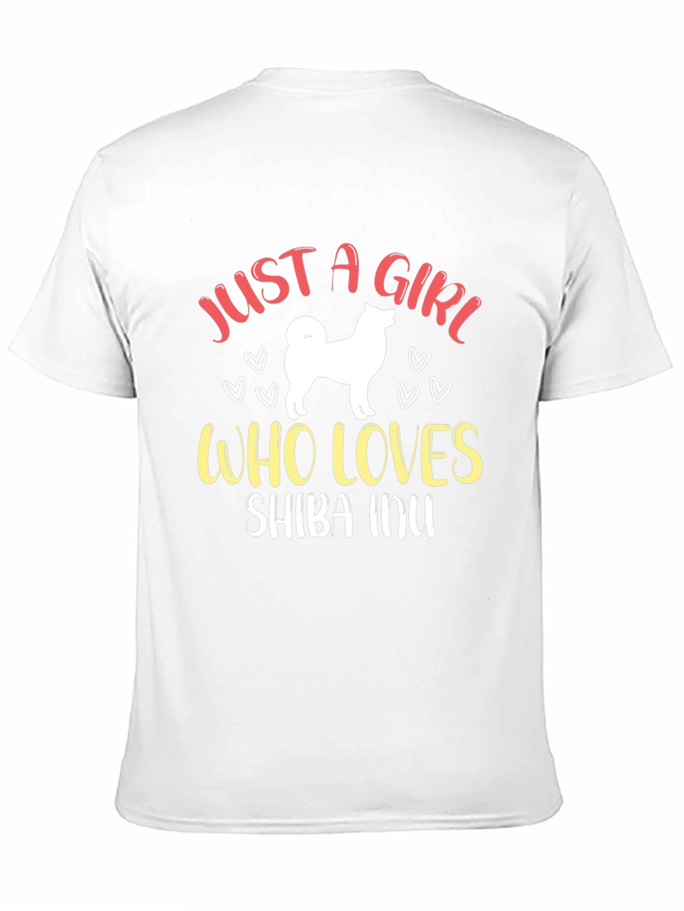 Just A Girl Who Loves Shiba Inu T-Shirt