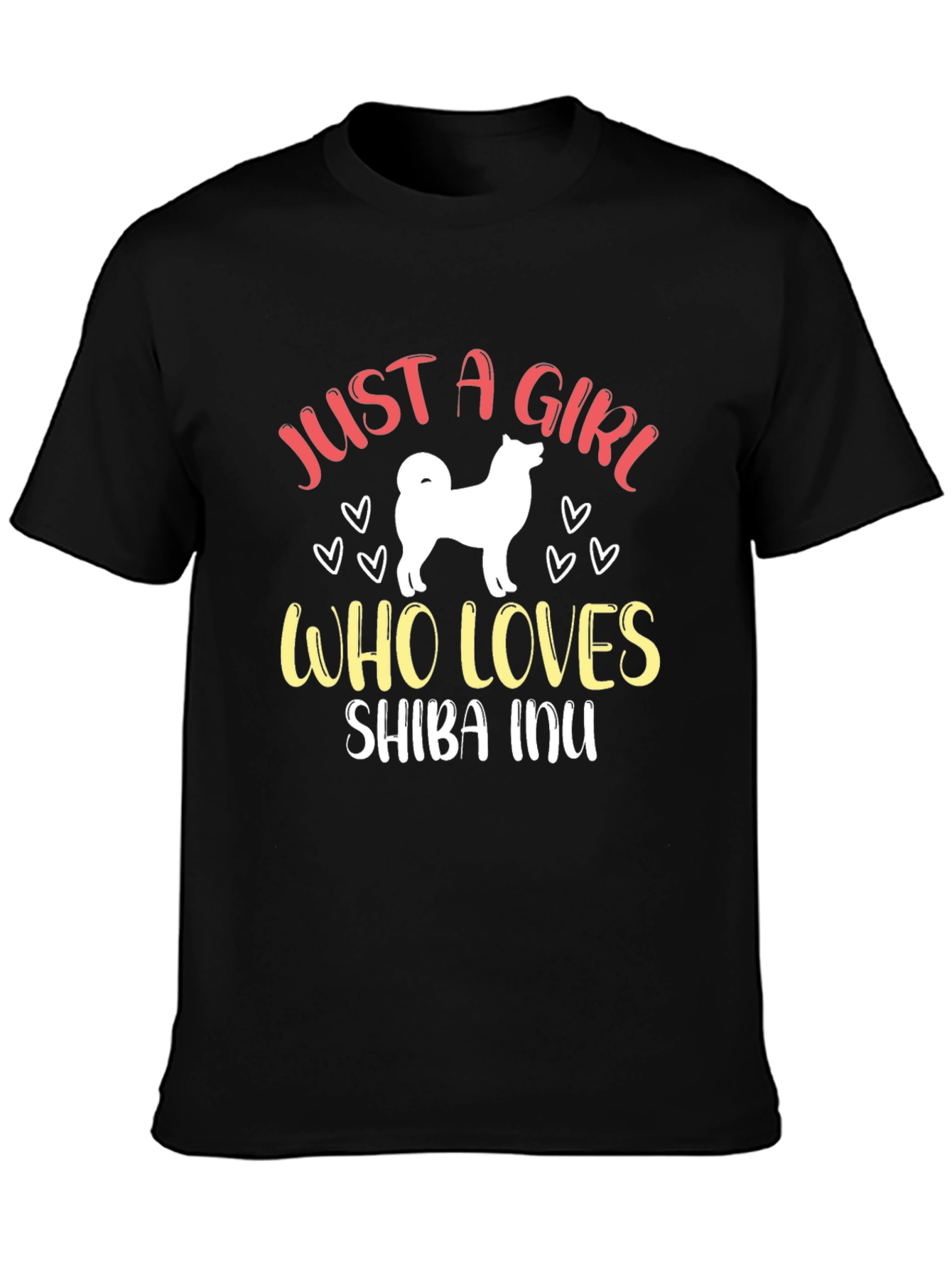 Just A Girl Who Loves Shiba Inu T-Shirt