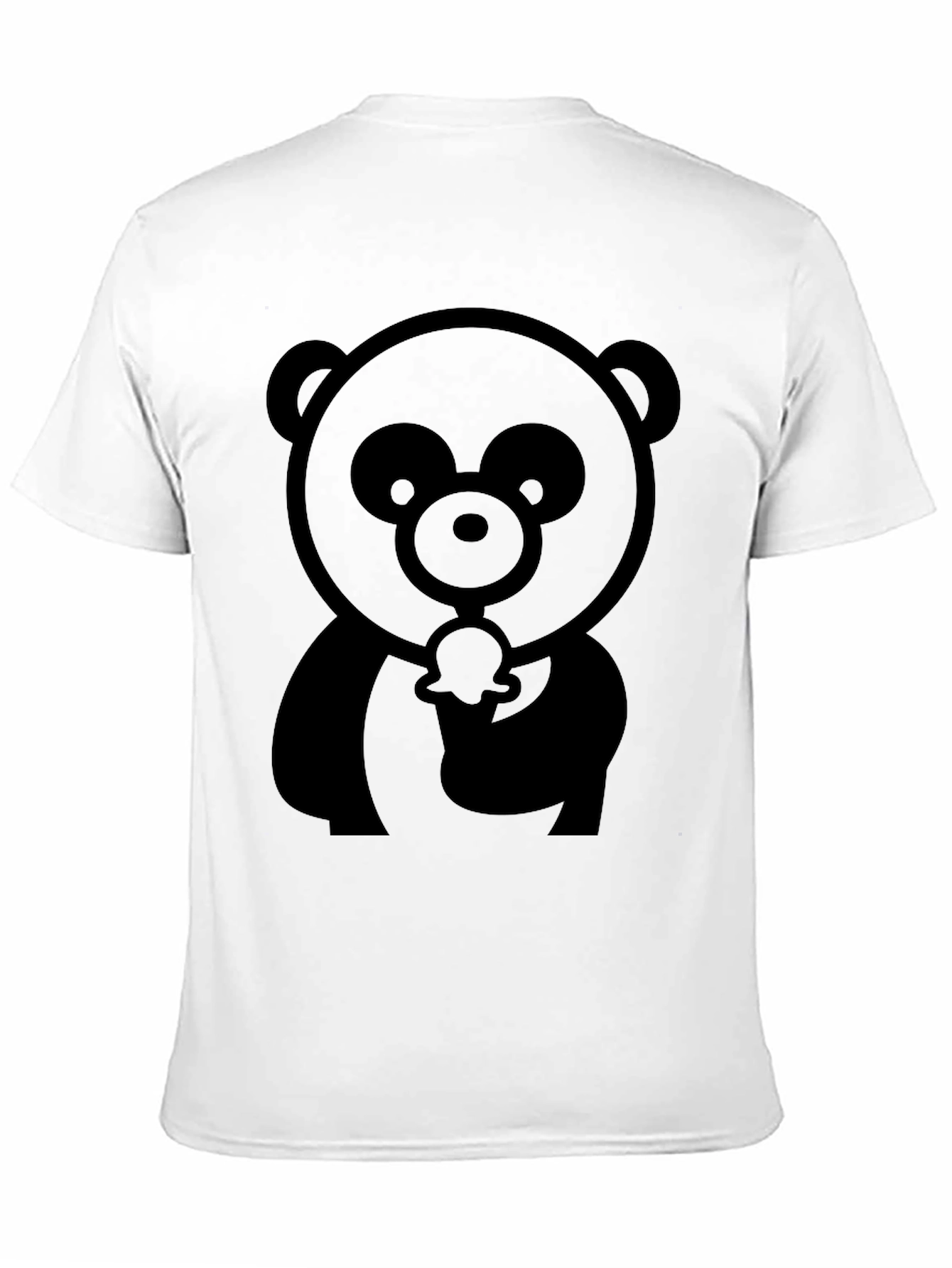 Cool Black Panda Graphic Tee - Trendy Unisex Design