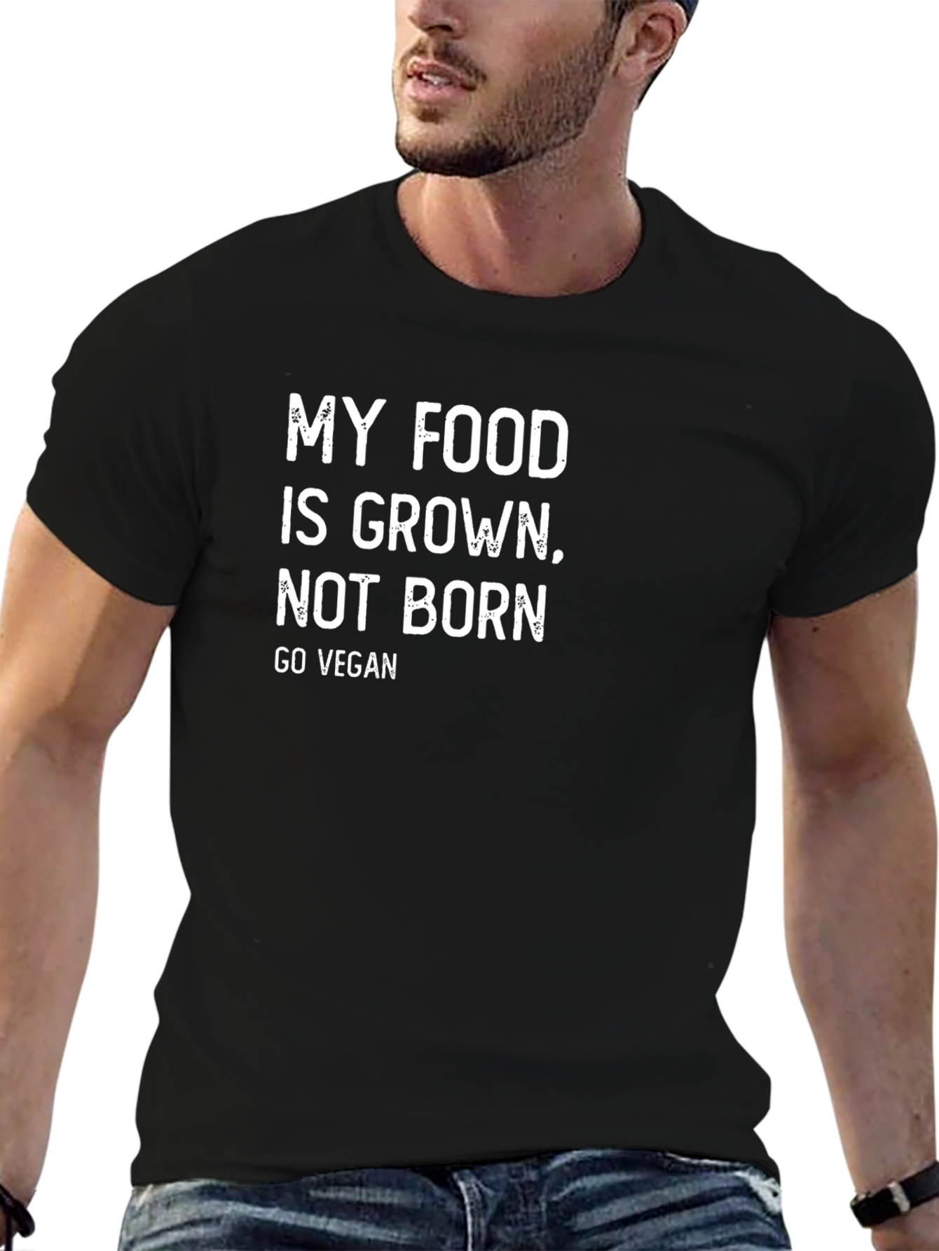 Vegan T-Shirt: My Food is Grown Not Born