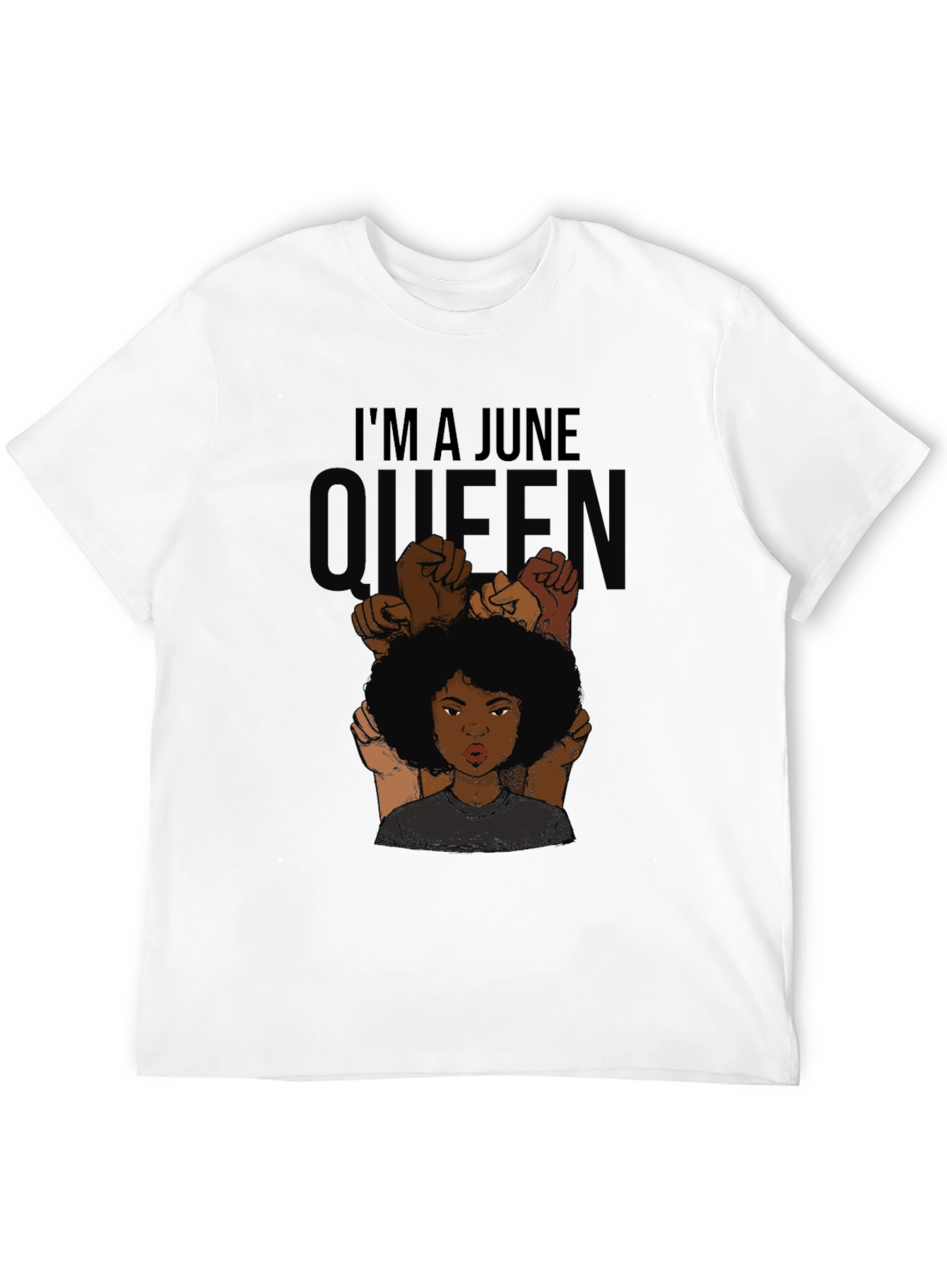 June Queen Black Graphic Tee