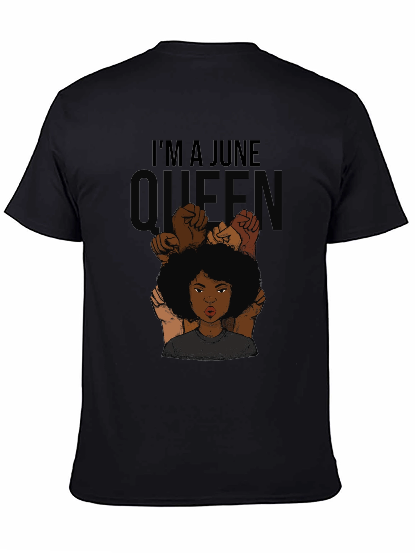 June Queen Black Graphic Tee
