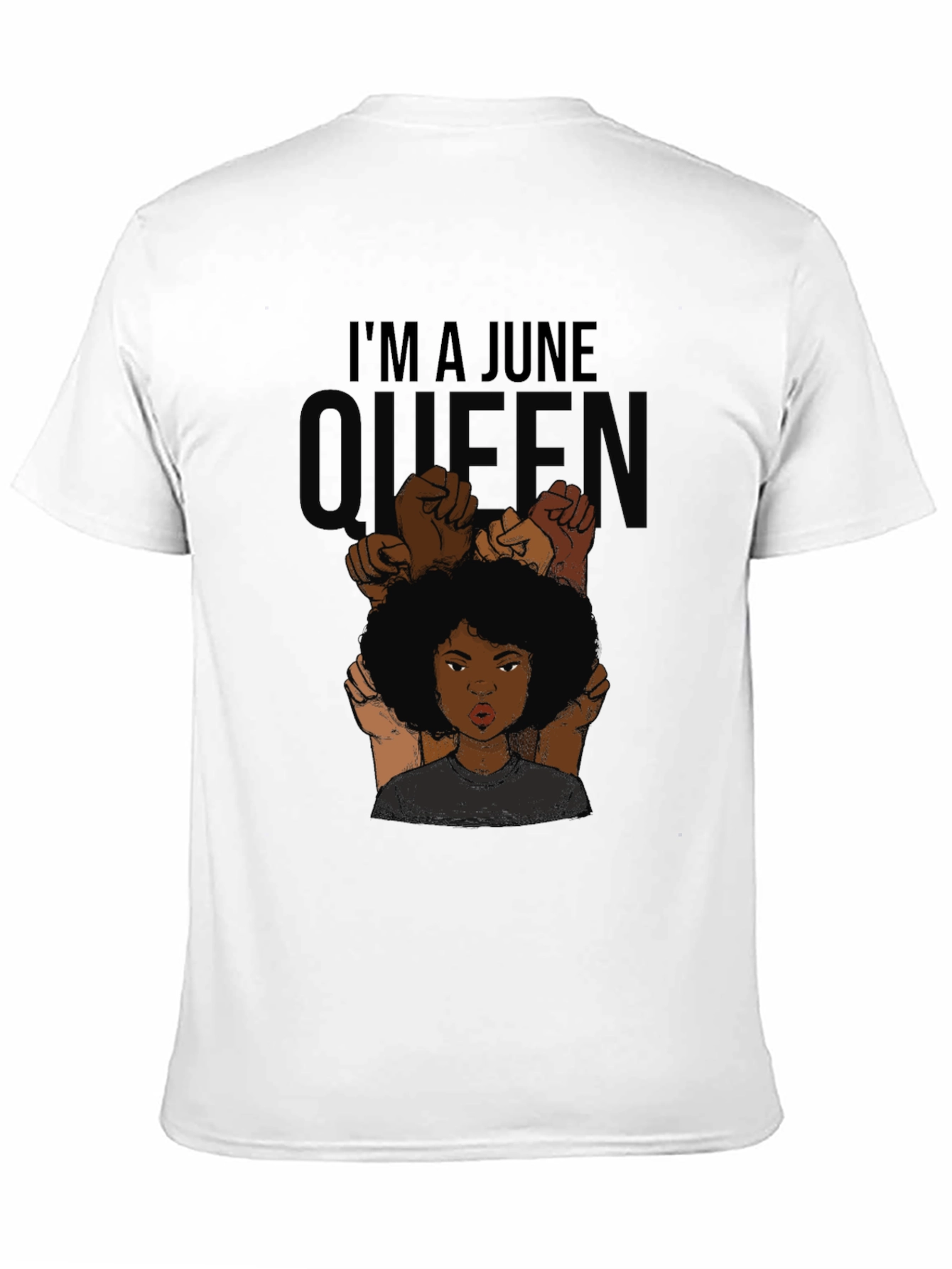June Queen Black Graphic Tee