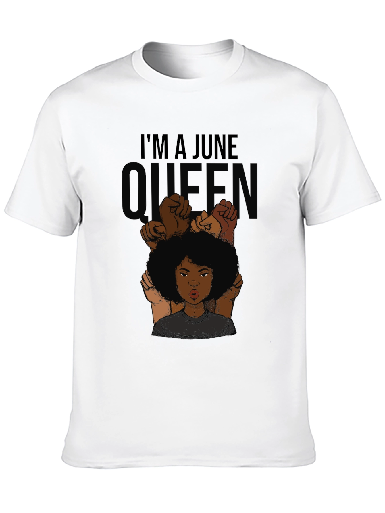 June Queen Black Graphic Tee