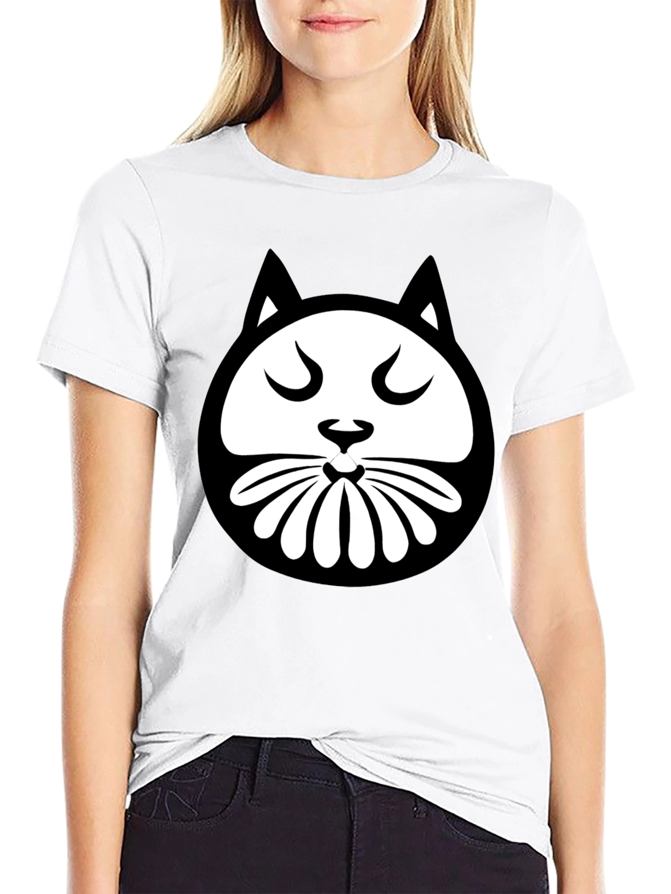 Cool Cat Graphic Black T-Shirt