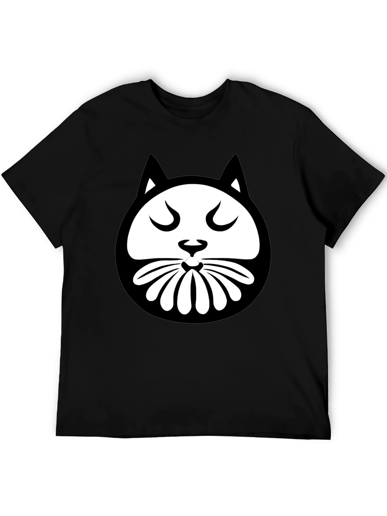 Cool Cat Graphic Black T-Shirt