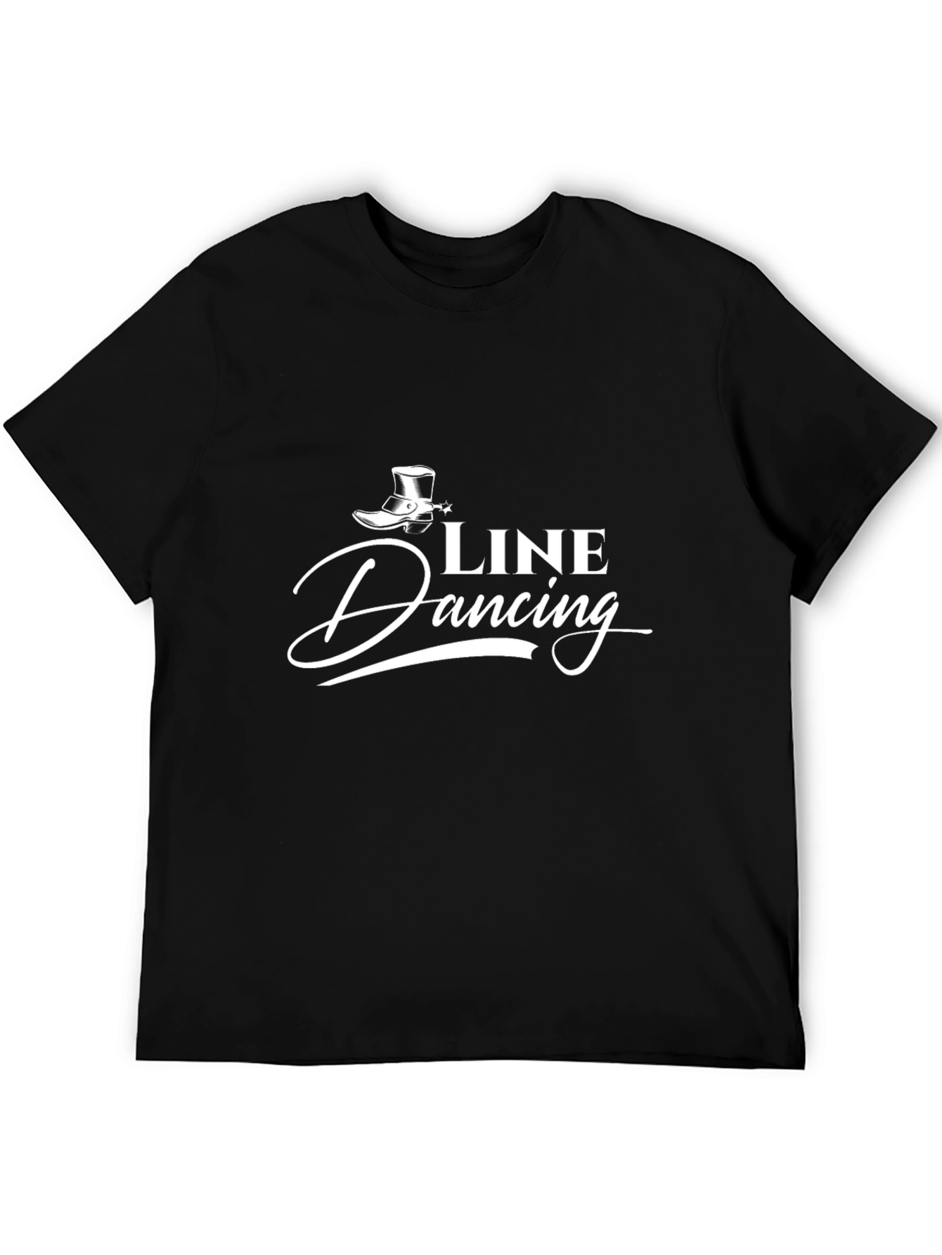 Line Dancing Graphic Tee - Western Boot Design