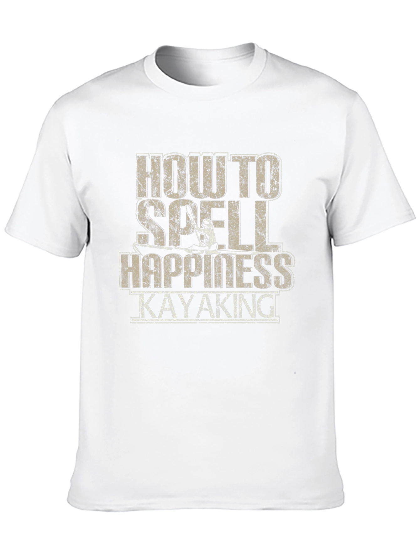 How to Spell Happiness Kayaking T-Shirt