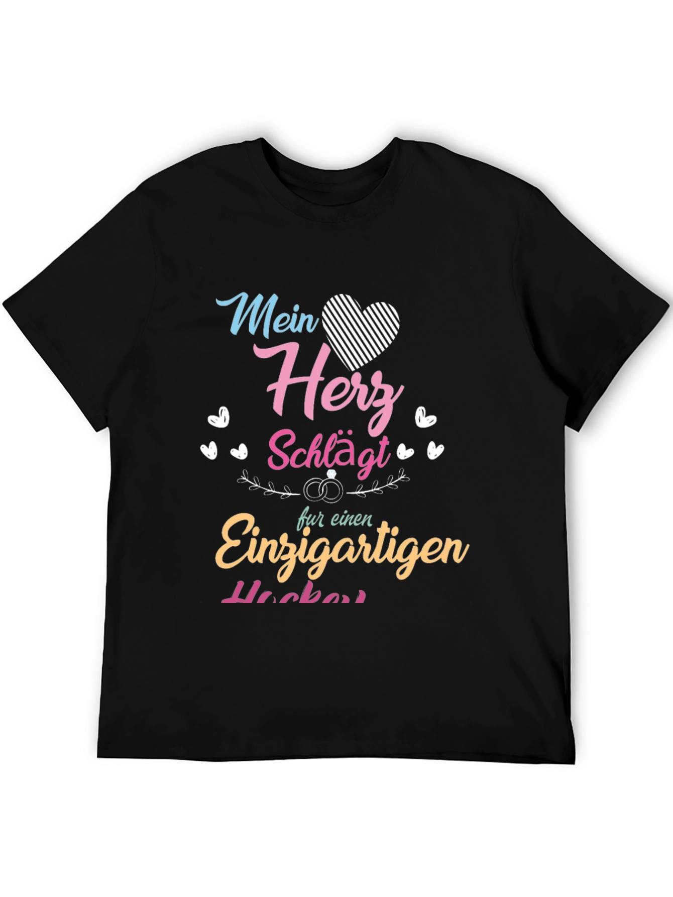 Mein Herz T-Shirt - Unique Husband Gift