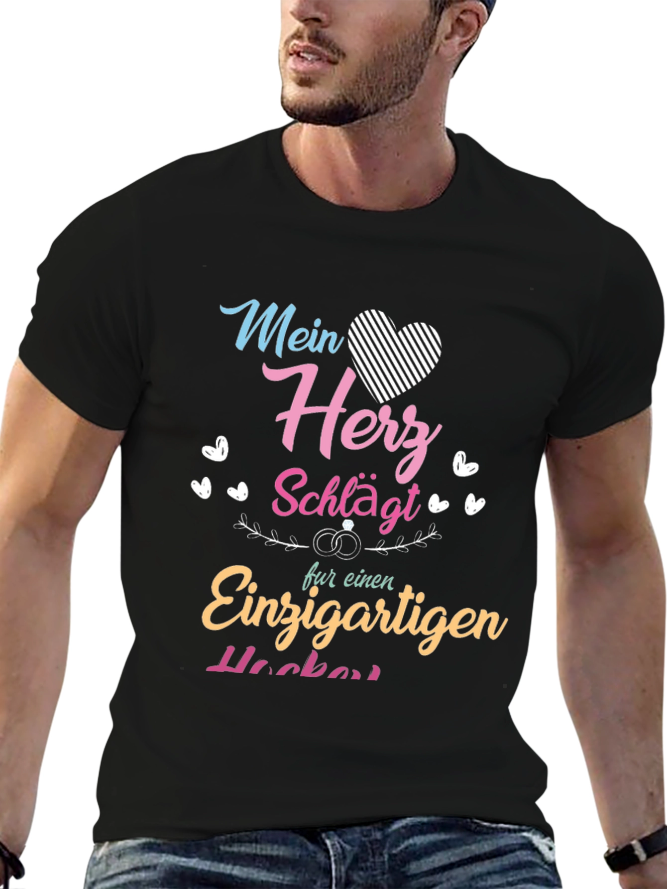 Mein Herz T-Shirt - Unique Husband Gift