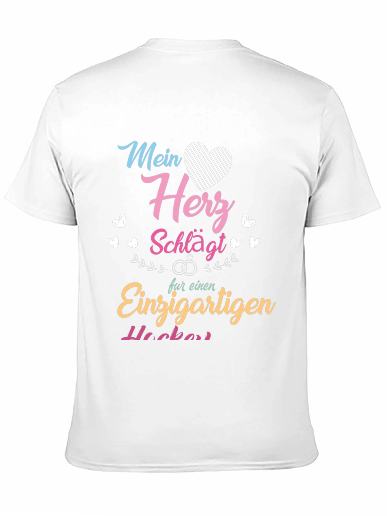 Mein Herz T-Shirt - Unique Husband Gift