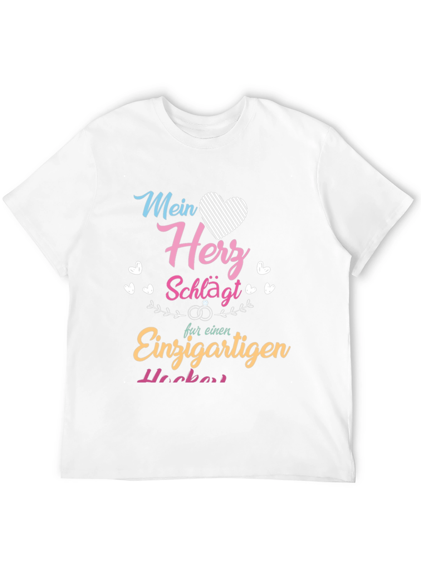 Mein Herz T-Shirt - Unique Husband Gift
