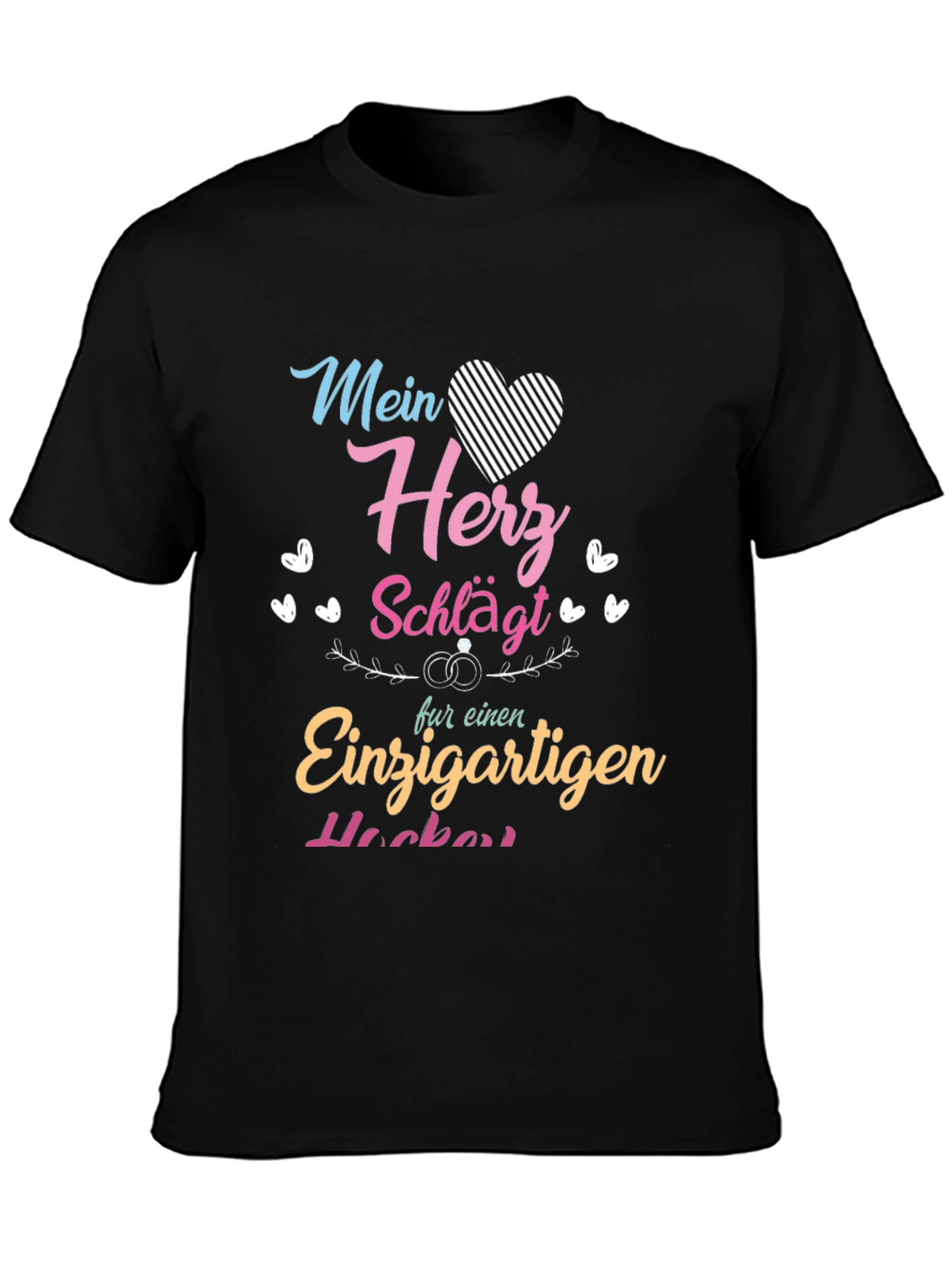 Mein Herz T-Shirt - Unique Husband Gift