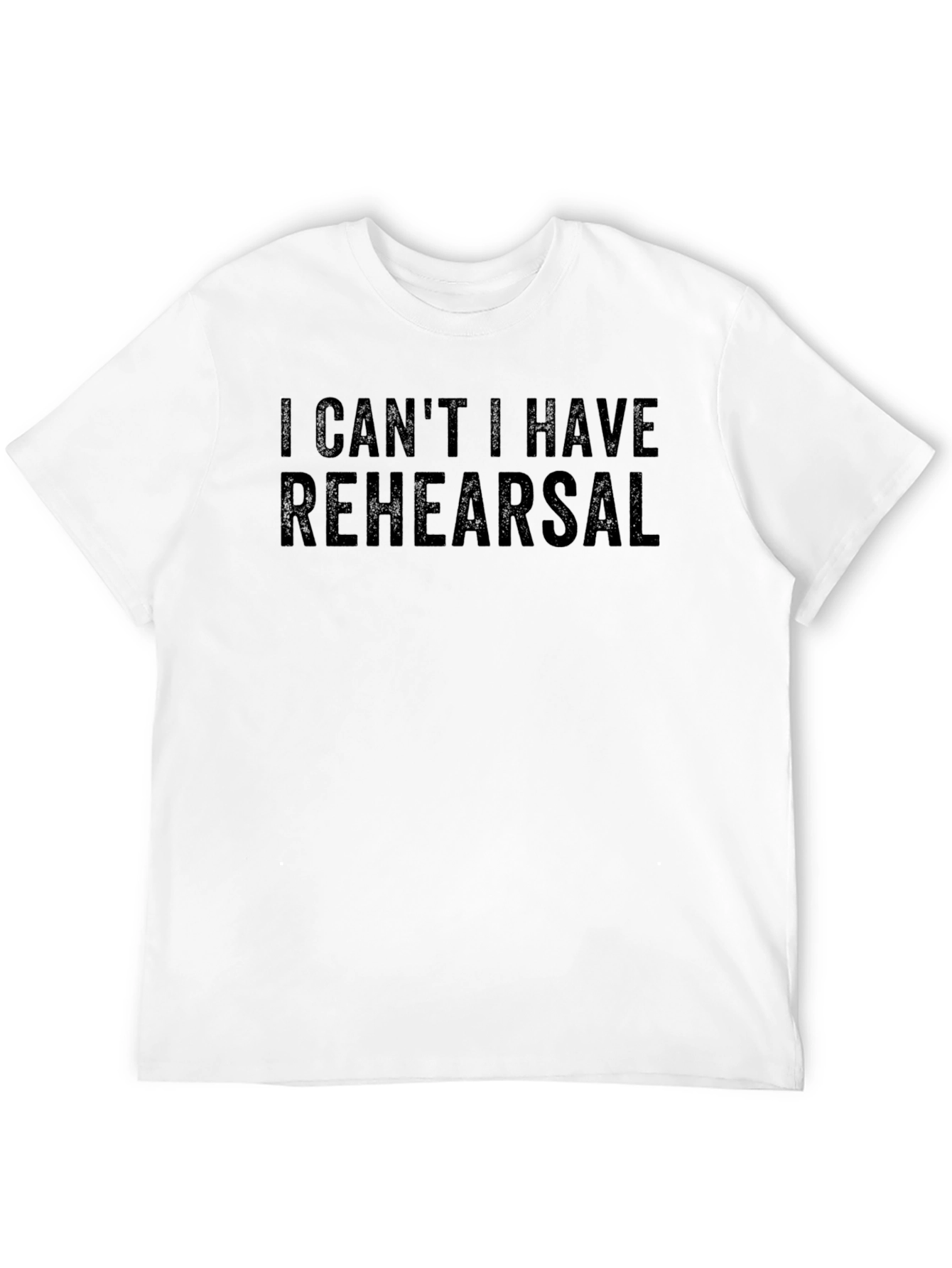 Rehearsal Graphic T-Shirt - Soft Cotton Crew Neck