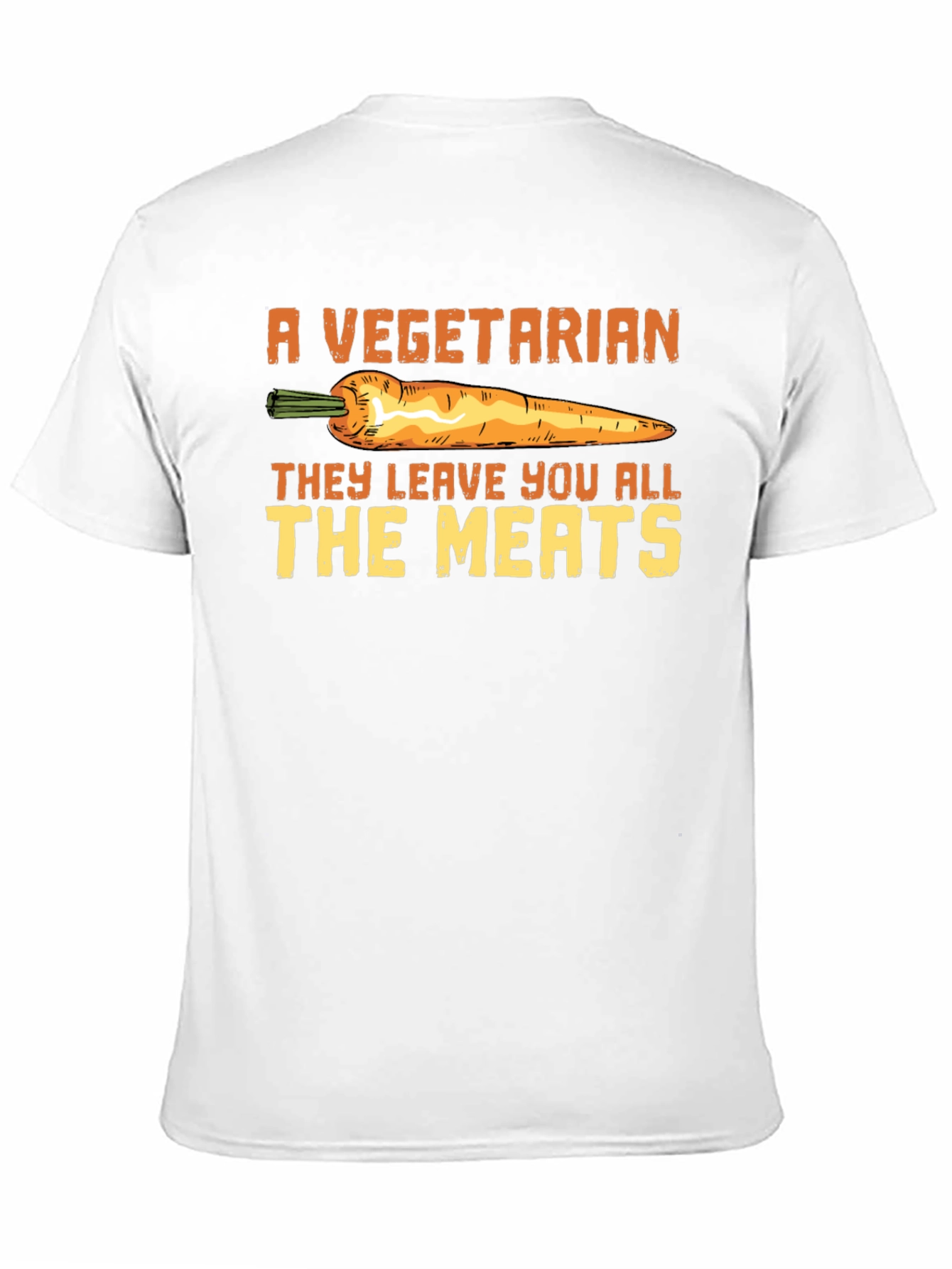 Vegetarian All The Meats Funny T-Shirt