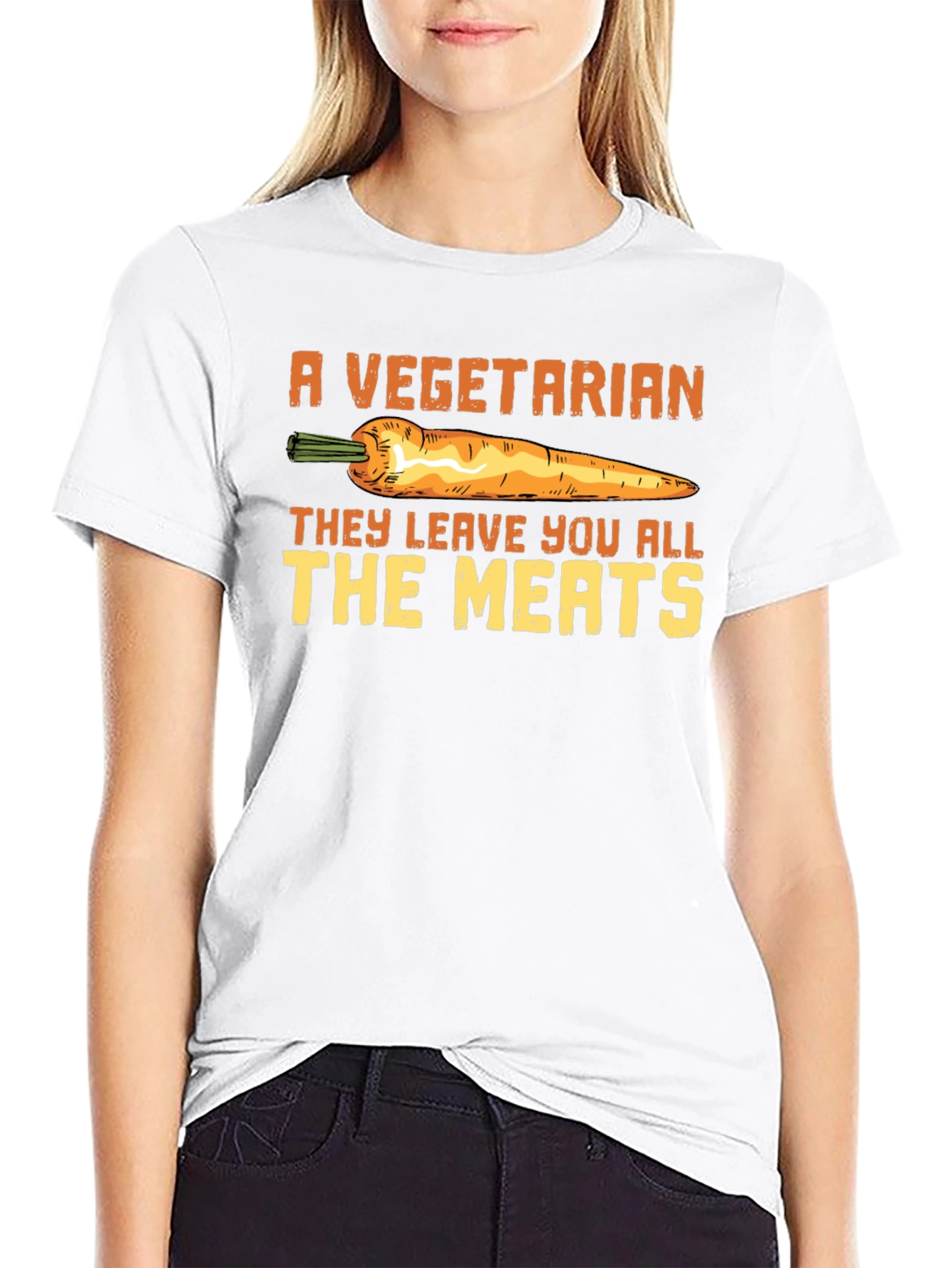 Vegetarian All The Meats Funny T-Shirt