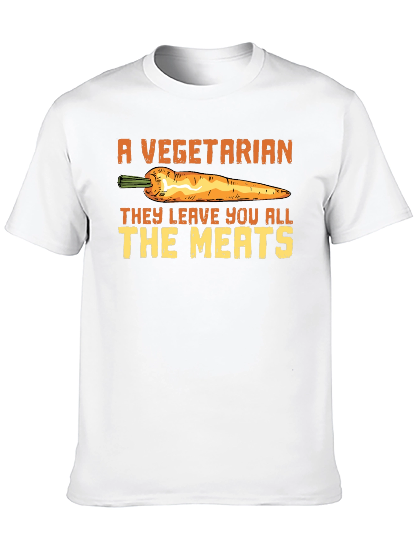 Vegetarian All The Meats Funny T-Shirt