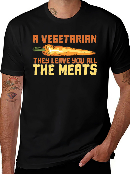 Vegetarian All The Meats Funny T-Shirt