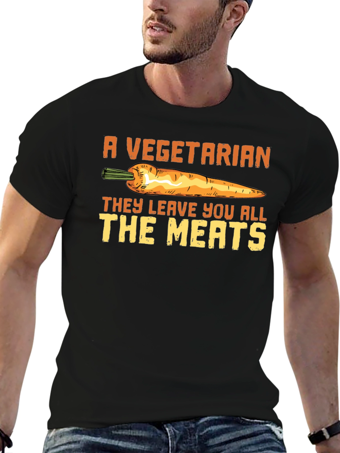 Vegetarian All The Meats Funny T-Shirt