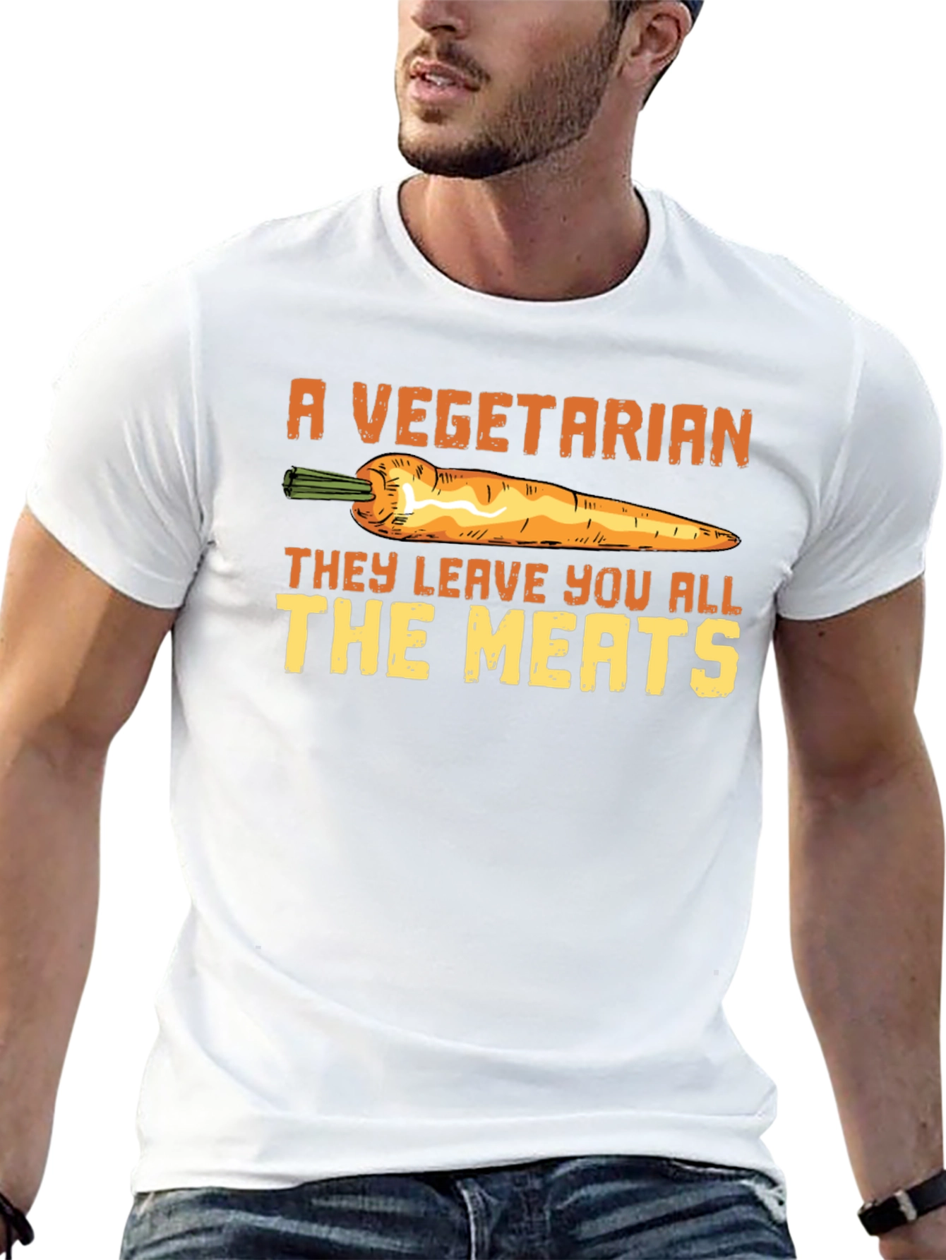 Vegetarian All The Meats Funny T-Shirt