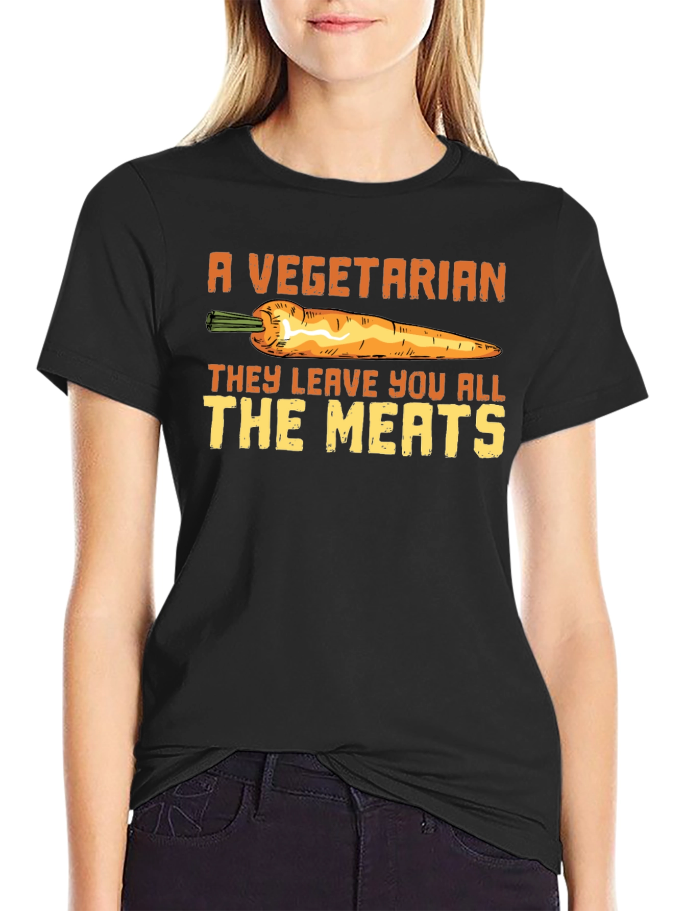 Vegetarian All The Meats Funny T-Shirt