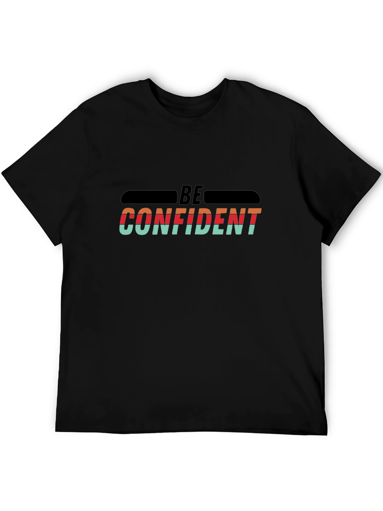 Be Confident Graphic Tee - Bold Retro Design