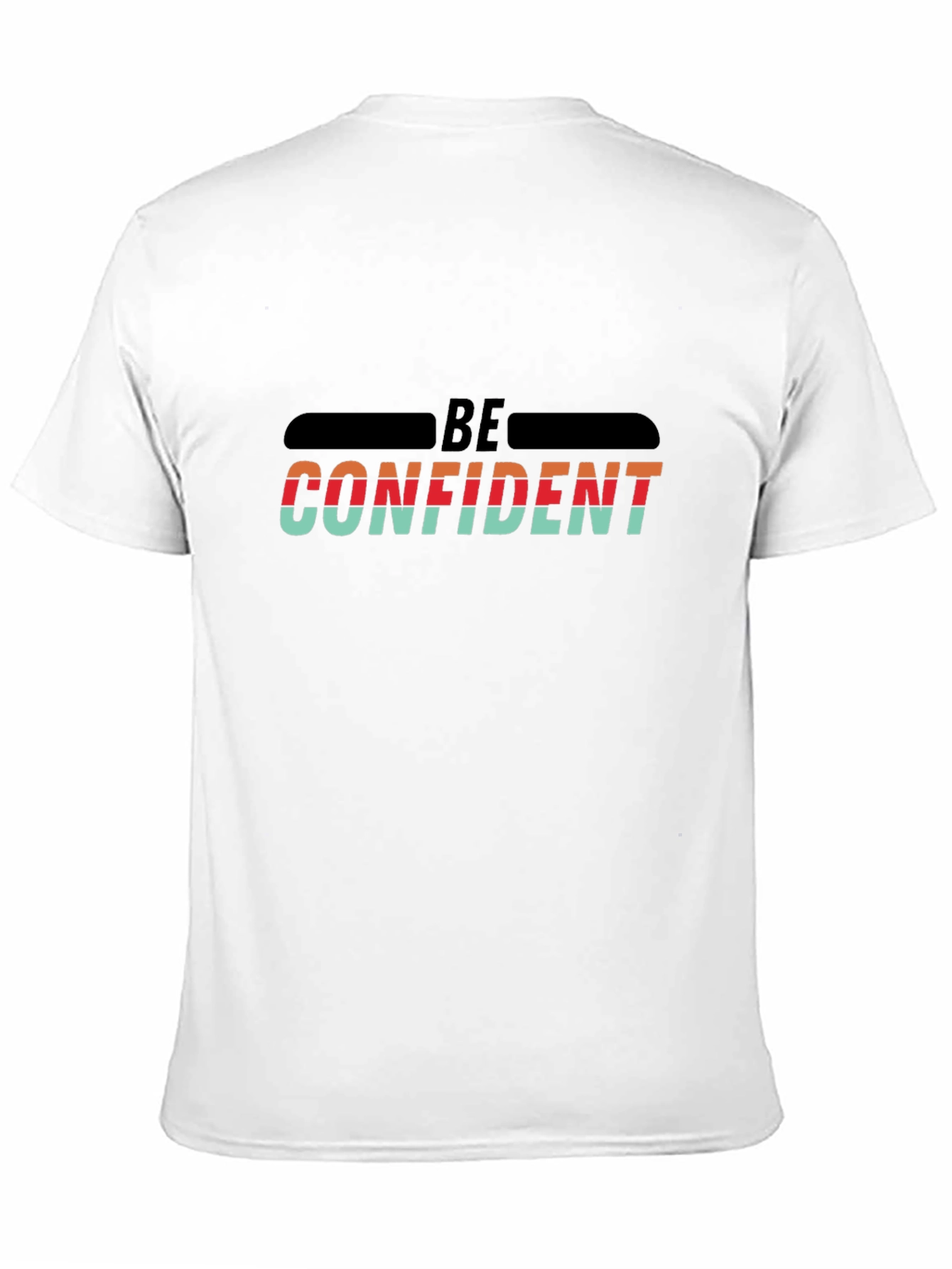 Be Confident Graphic Tee - Bold Retro Design