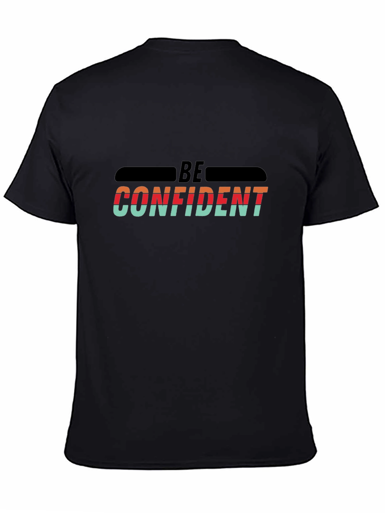 Be Confident Graphic Tee - Bold Retro Design