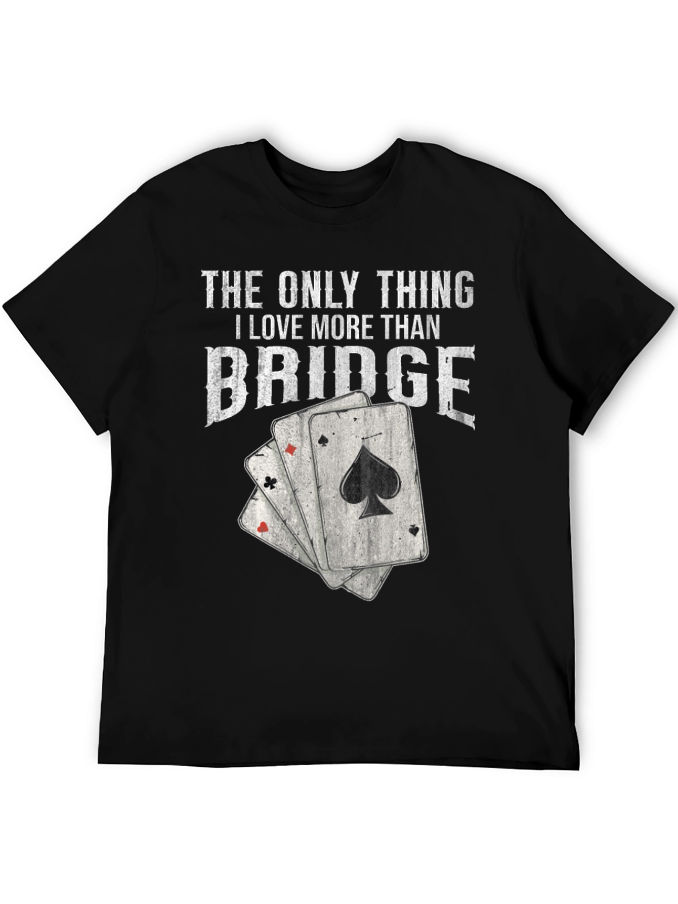 Bridge Lover T-Shirt - Playing Card Graphic Tee