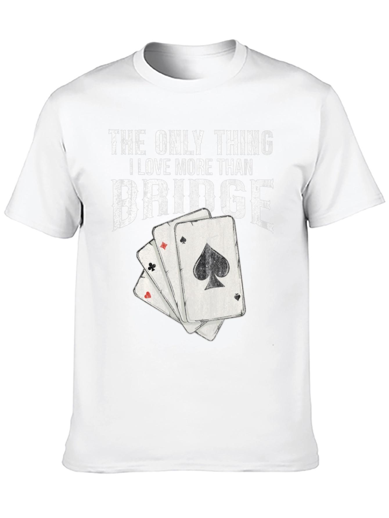 Bridge Lover T-Shirt - Playing Card Graphic Tee