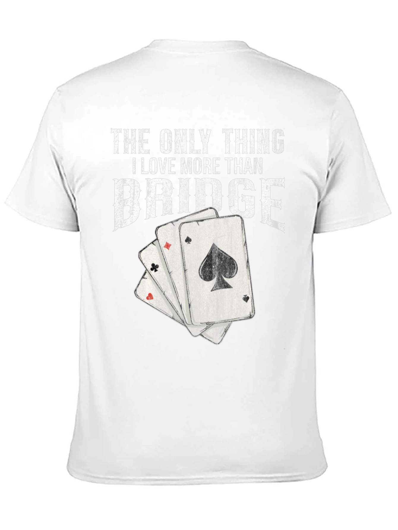 Bridge Lover T-Shirt - Playing Card Graphic Tee