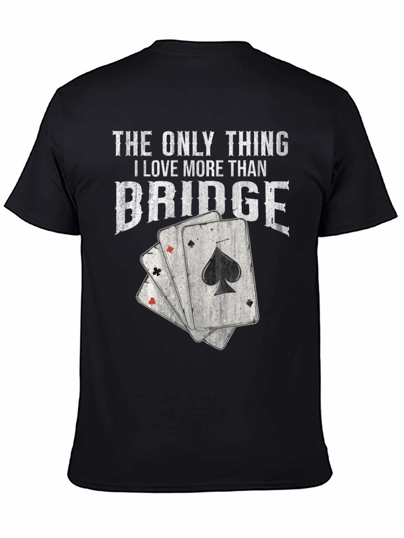 Bridge Lover T-Shirt - Playing Card Graphic Tee