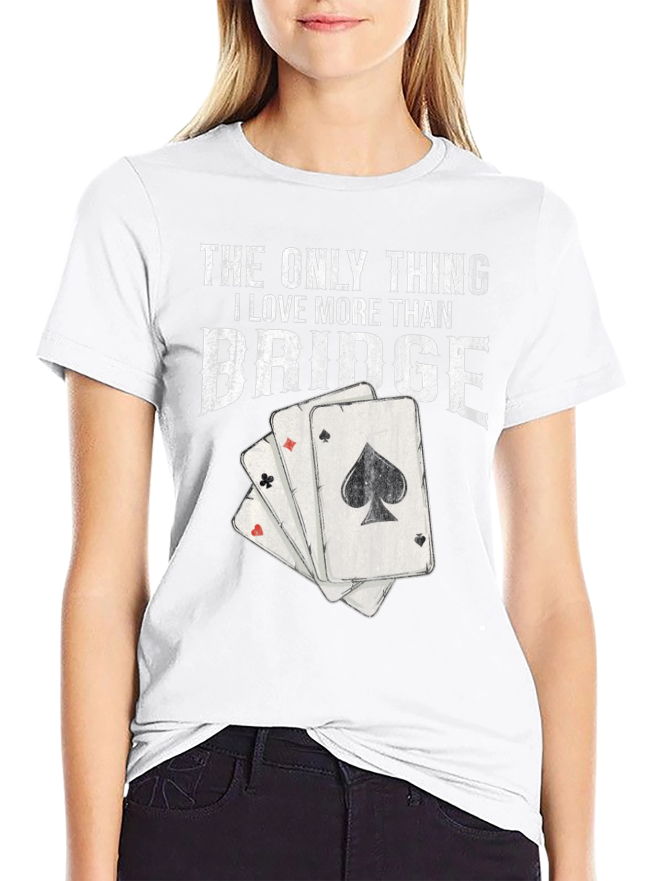 Bridge Lover T-Shirt - Playing Card Graphic Tee
