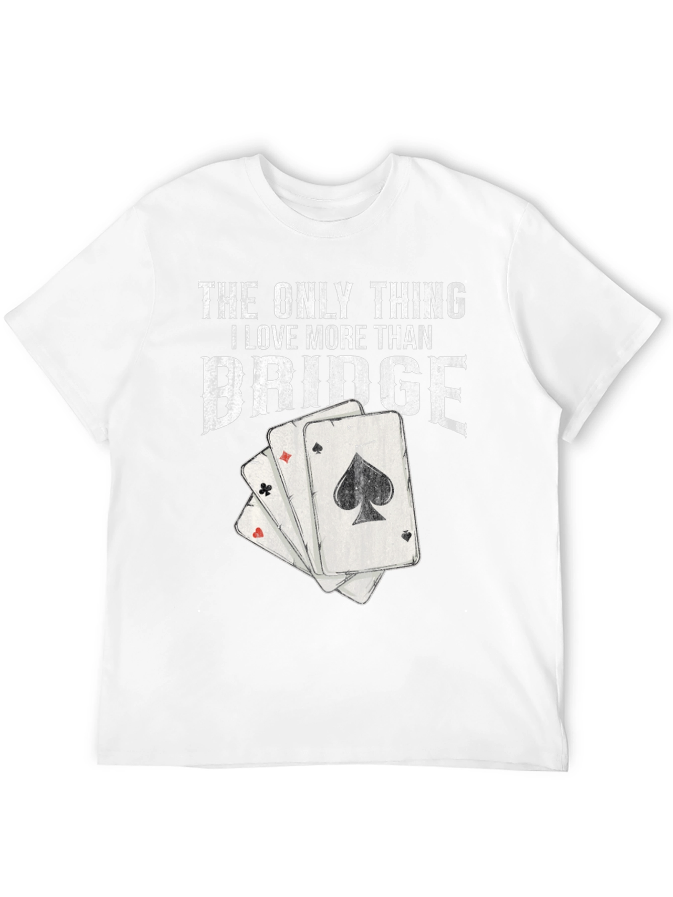 Bridge Lover T-Shirt - Playing Card Graphic Tee