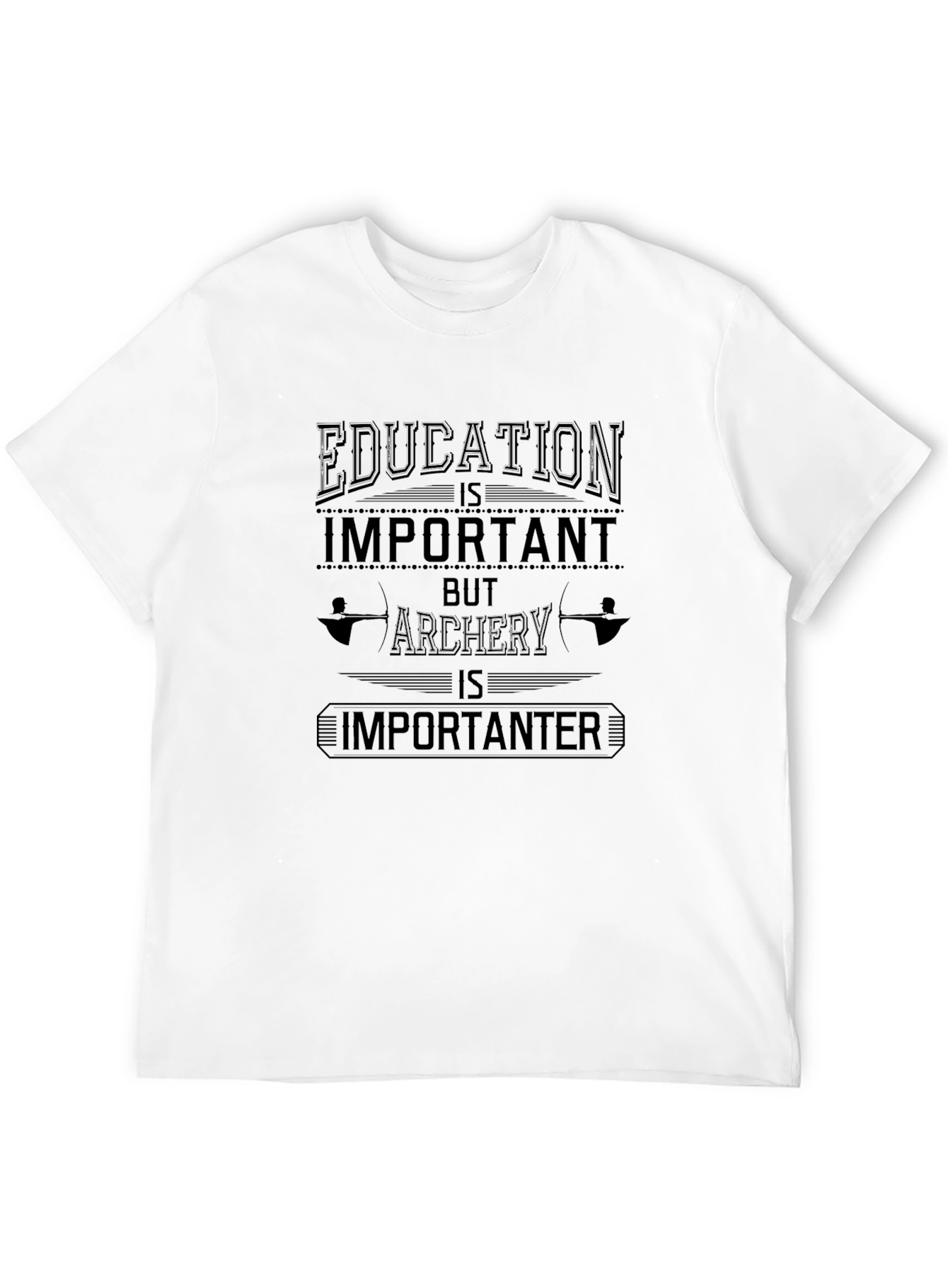 Archery Education T-Shirt -  Funny Graphic Tee