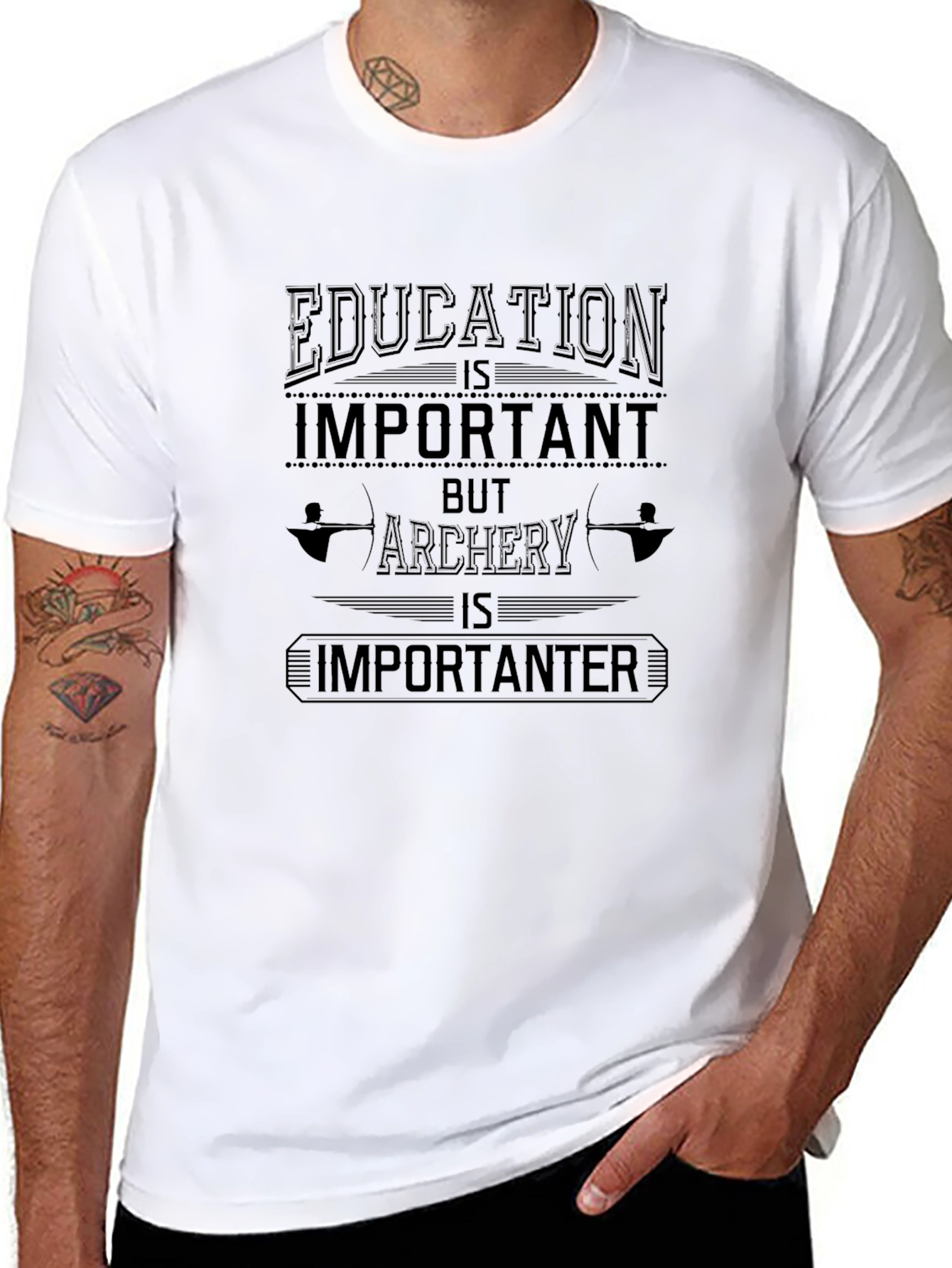 Archery Education T-Shirt -  Funny Graphic Tee