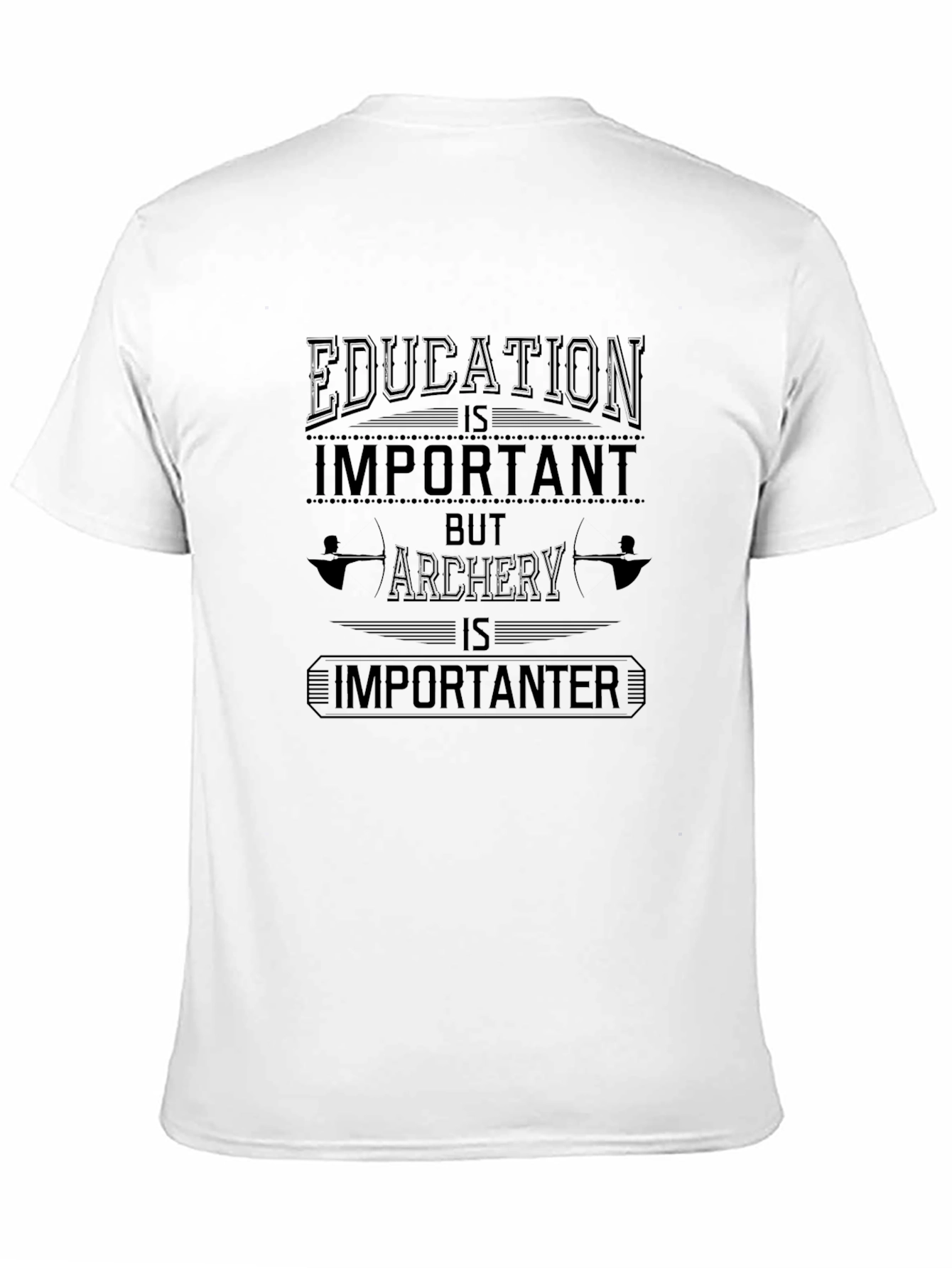 Archery Education T-Shirt -  Funny Graphic Tee