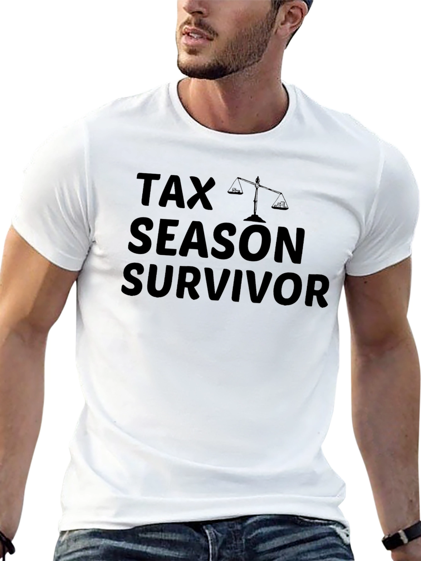 Tax Season Survivor Graphic Tee