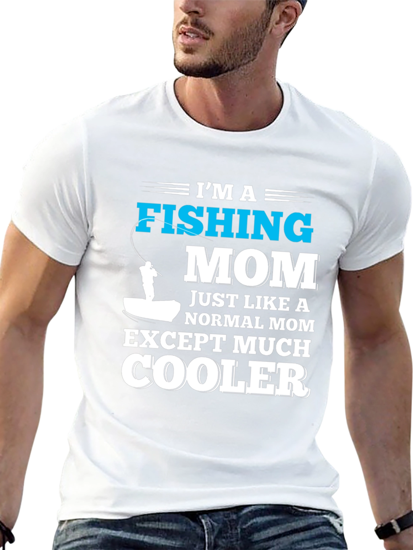 Fishing Mom T-Shirt - Cool Mom Edition