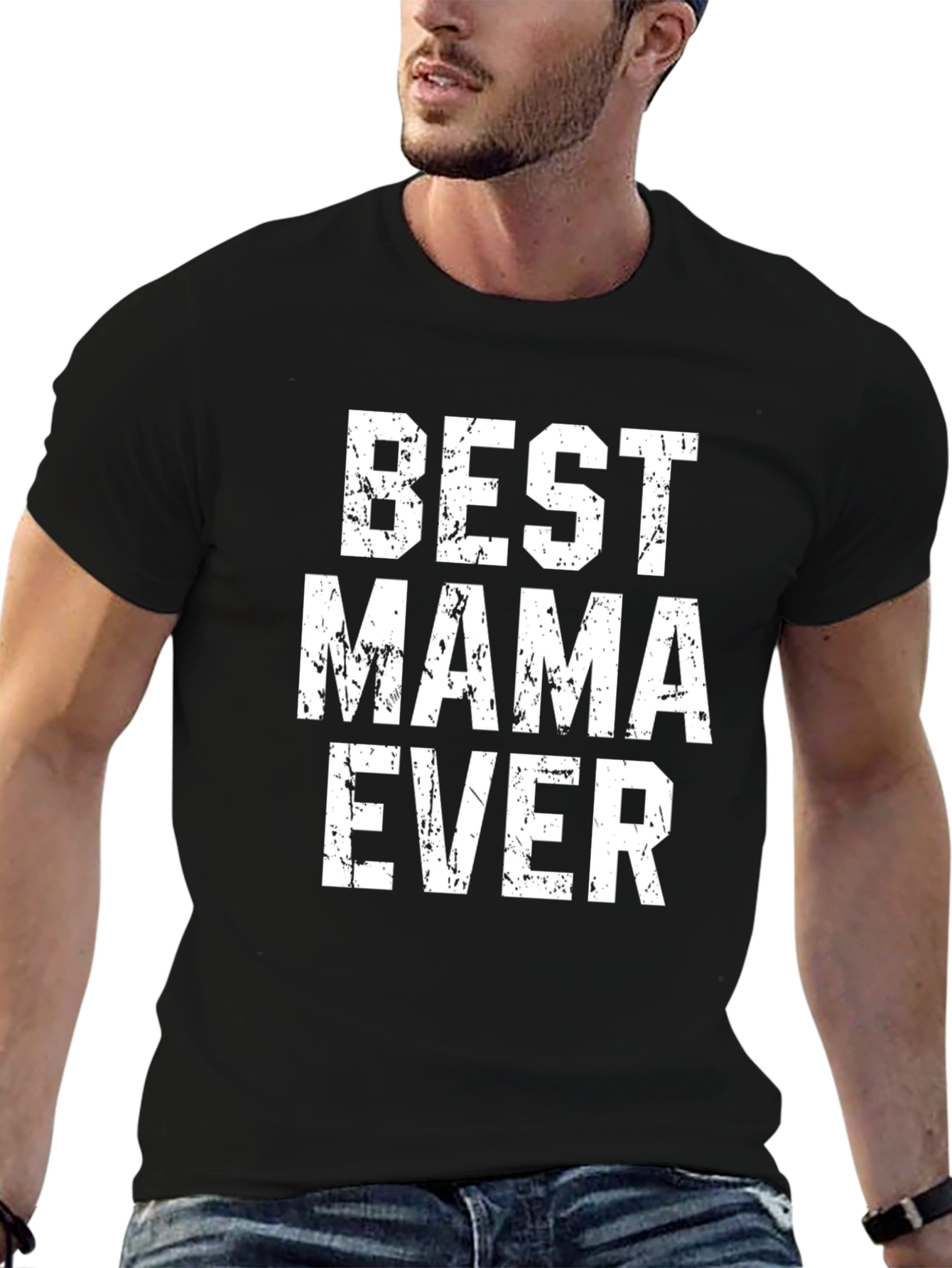 Best Mama Ever - Black T-Shirt